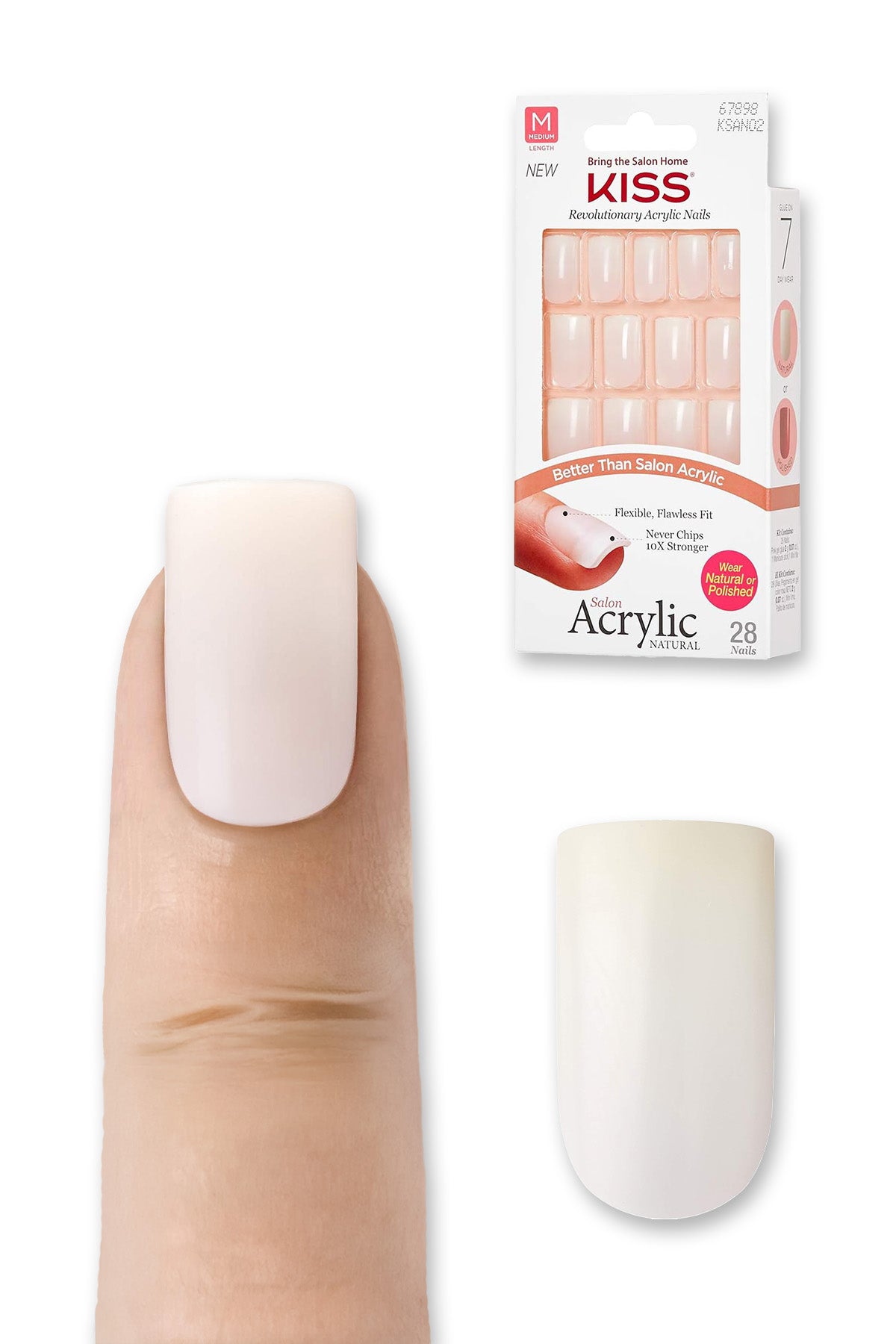 KISS SALON ACRYLIC NATURAL - BSW BEAUTY CANADA