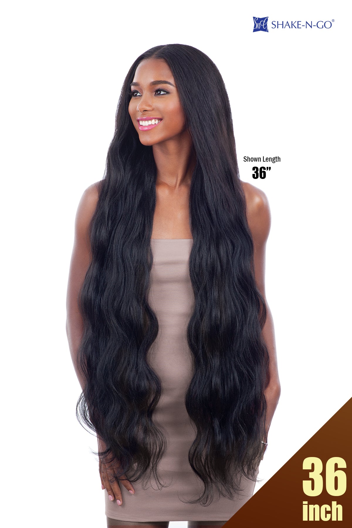 SHAKE N GO ORGANIQUE MASTERMIX WEAVE - BODY WAVE 36" - BSW BEAUTY CANADA