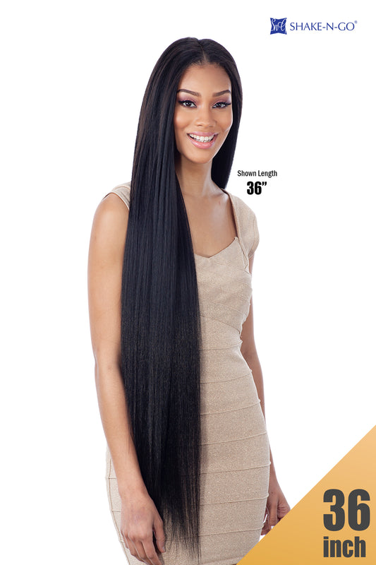 SHAKE N GO ORGANIQUE MASTERMIX WEAVE - STRAIGHT 36" - BSW BEAUTY CANADA
