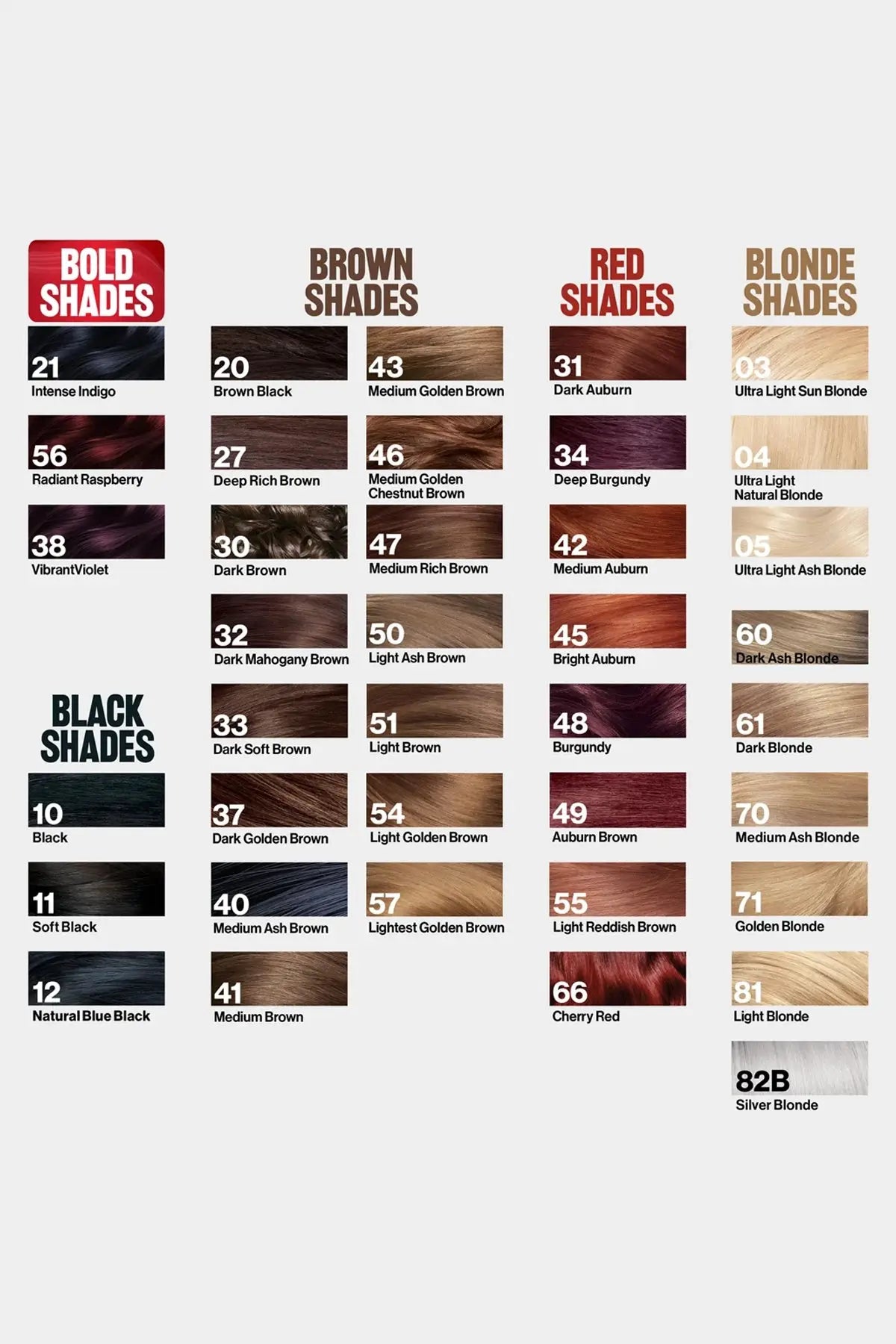 REVLON COLORSILK BOND REPAIR HAIR COLOR – AMMONIA FREE REVLON