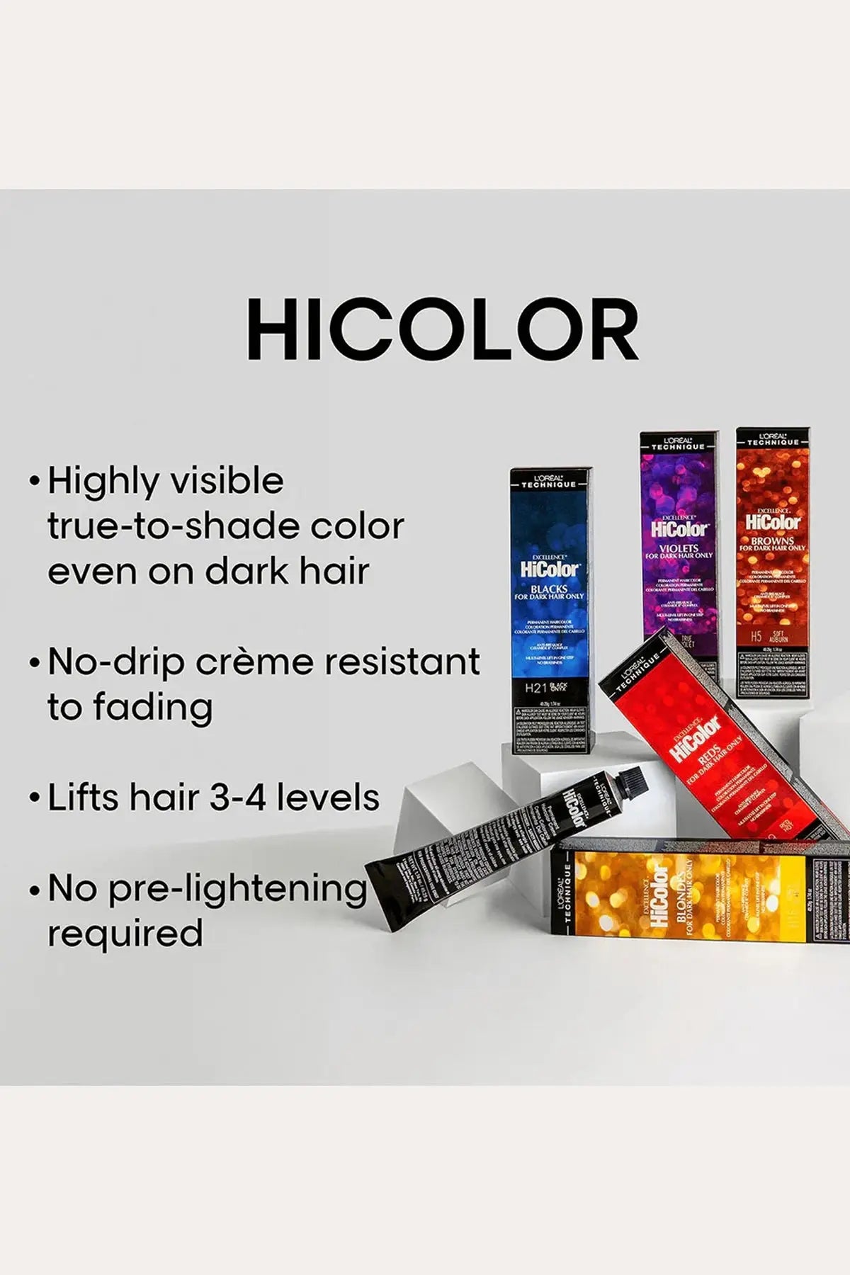 LOREAL EXCELLENCE HICOLOR FOR DARK HAIR ONLY