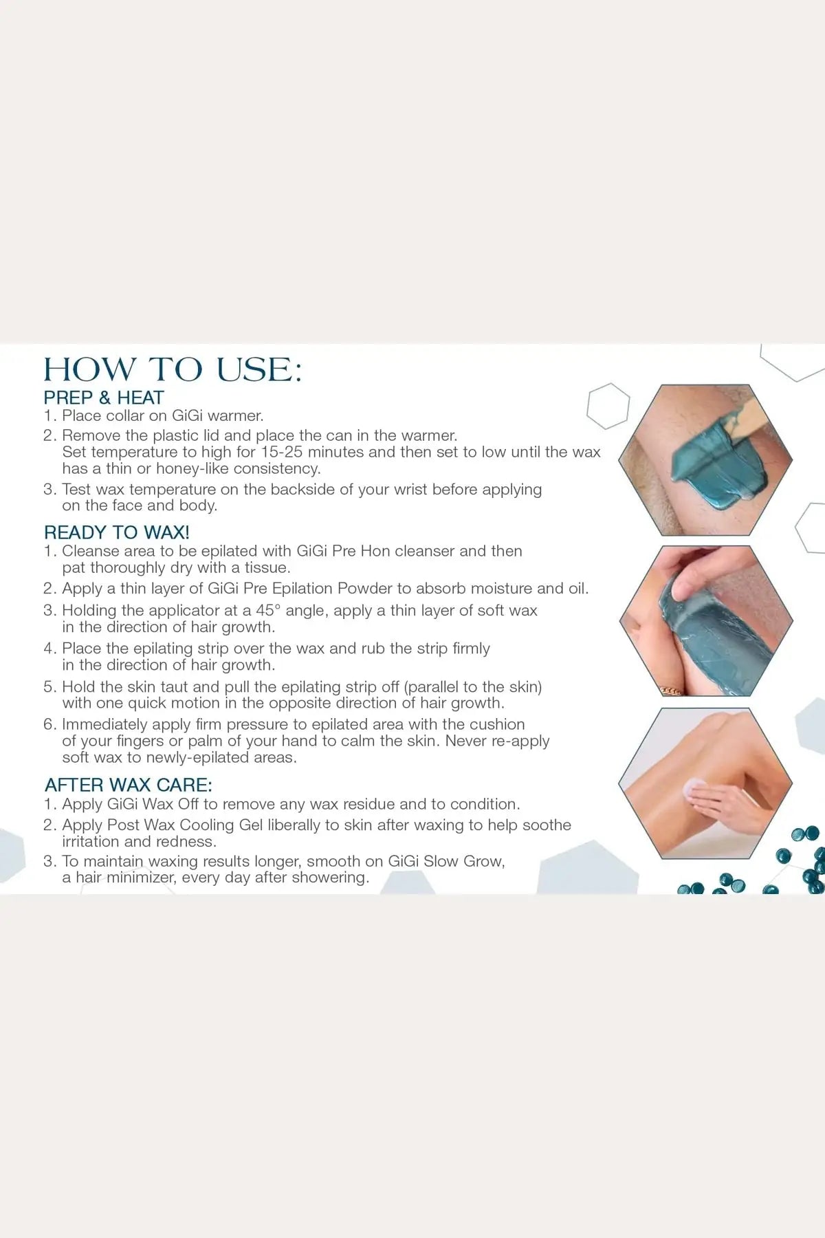 GIGI HARD WAX BEADS HAIR REMOVAL WAX - BSW BEAUTY CANADA