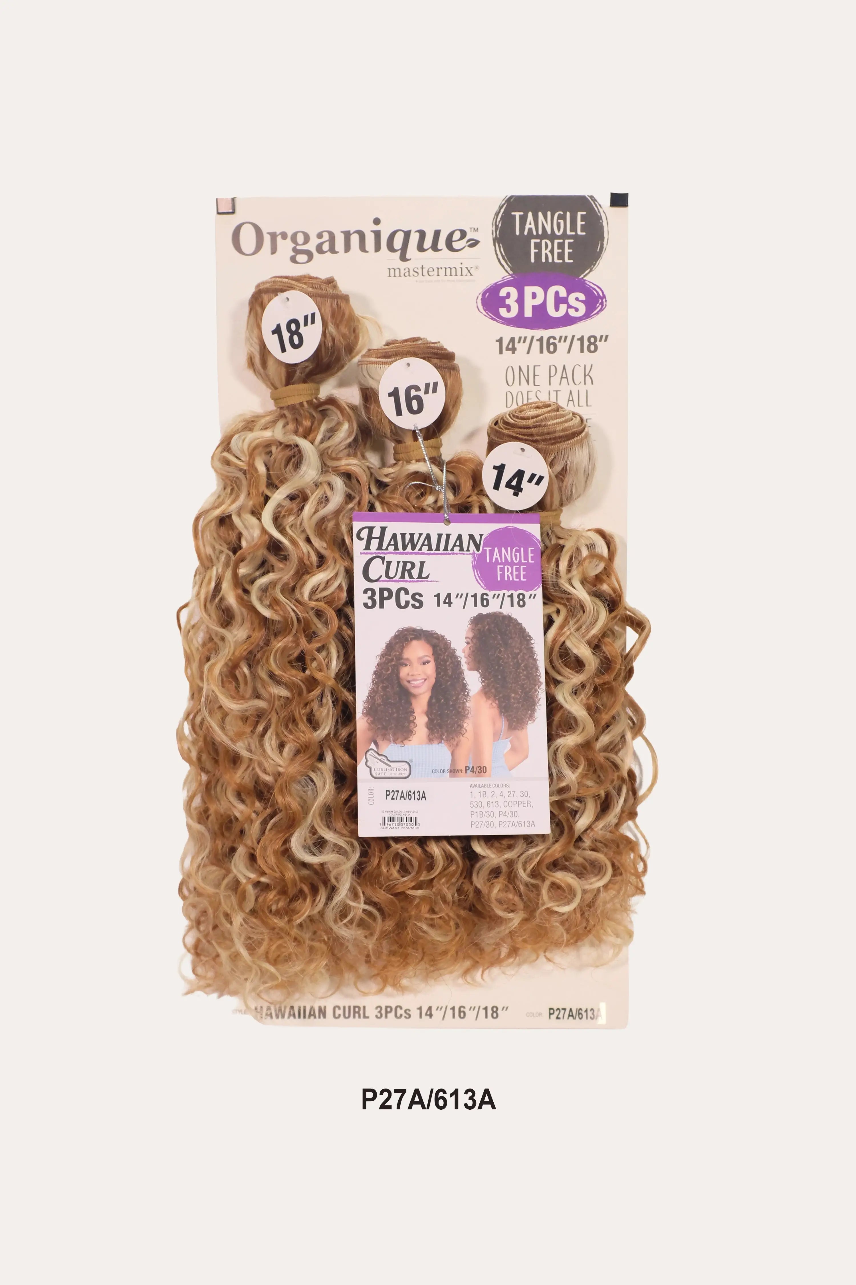 SHAKE N GO ORGANIQUE HAWAIIAN CURL 3PCS (14" 16" 18") SHAKE N GO