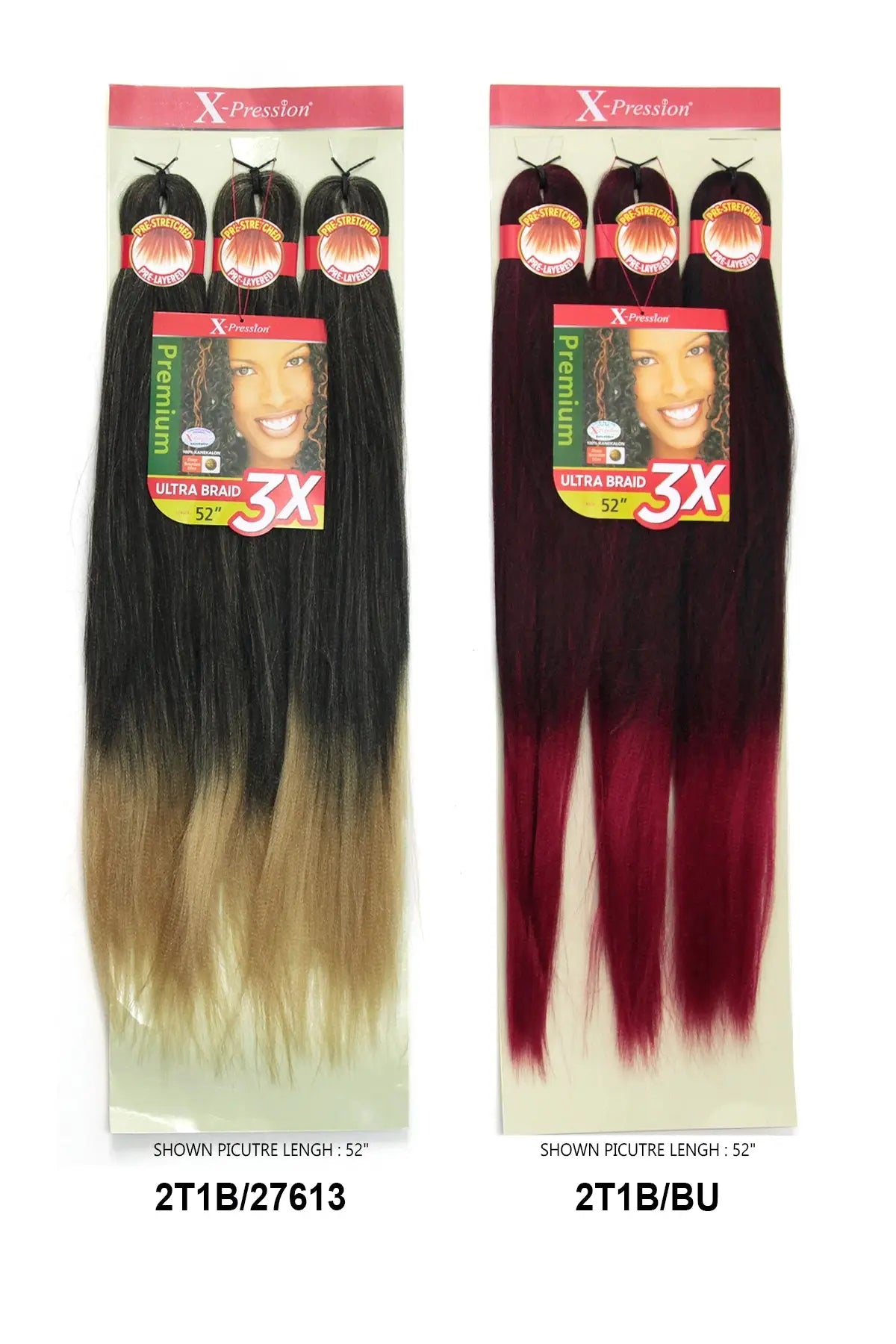 OUTRE 3X X-PRESSION PRE-STRETCHED ULTRA BRAID 42" OUTRE