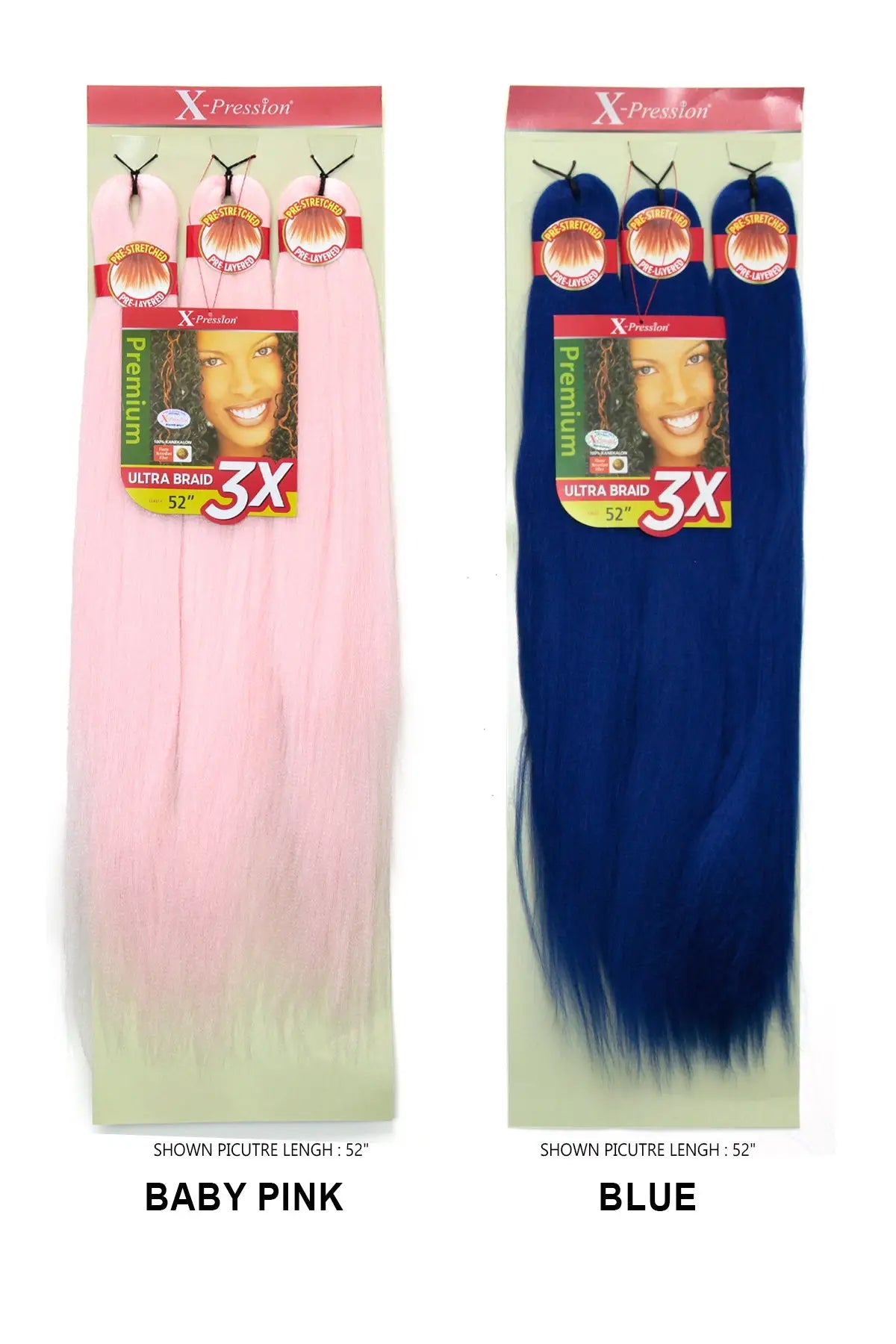 OUTRE 3X X-PRESSION PRE-STRETCHED ULTRA BRAID 52" OUTRE