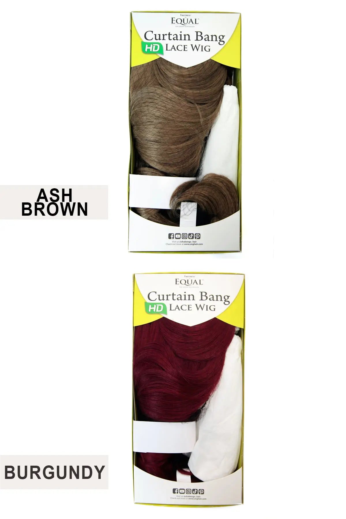 SHAKE N GO EQUAL CURTAIN BANG HD LACE WIG - MAVEN - BSW BEAUTY CANADA