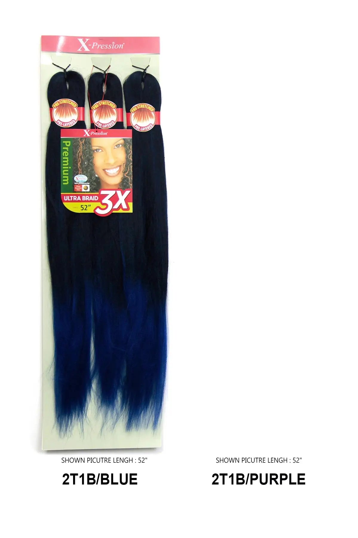 OUTRE 3X X-PRESSION PRE-STRETCHED ULTRA BRAID 42" OUTRE