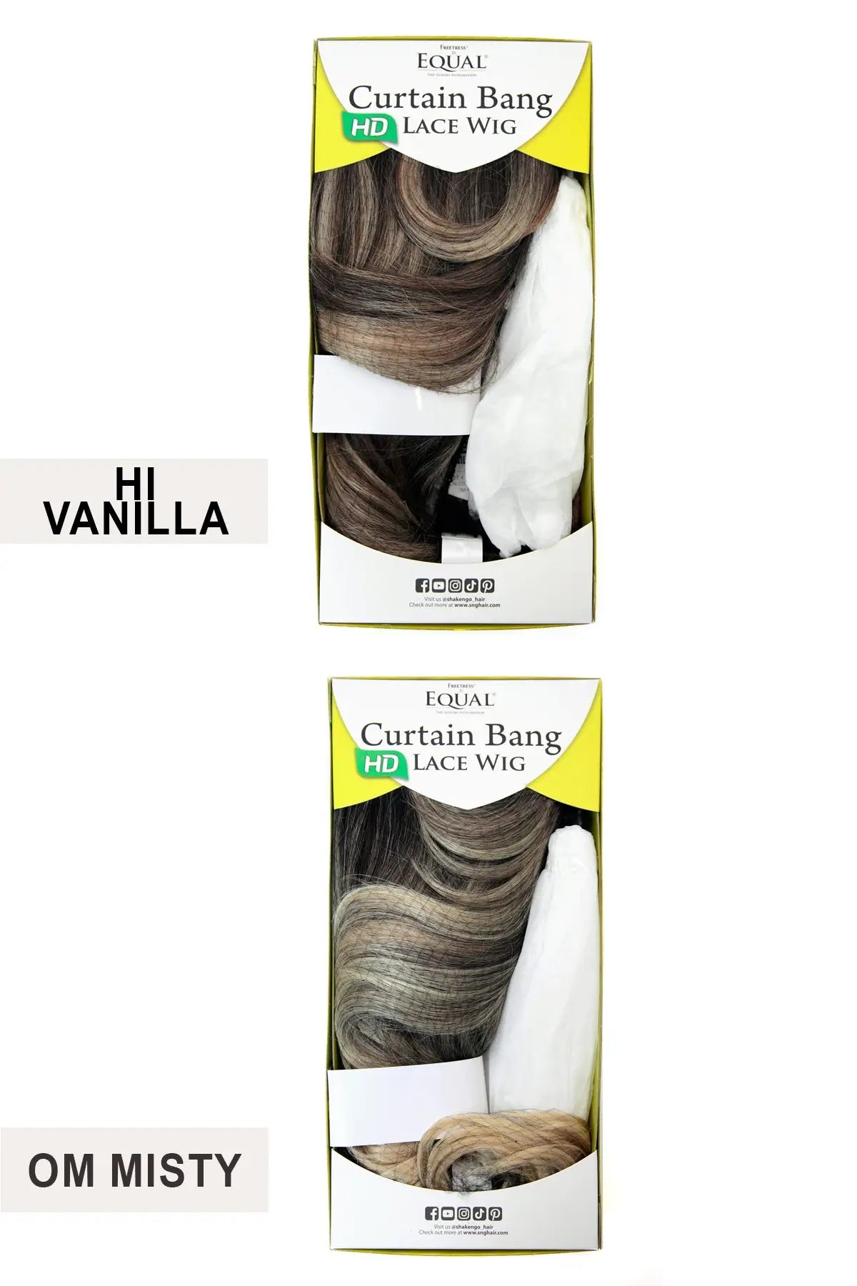 SHAKE N GO EQUAL CURTAIN BANG HD LACE WIG - MAVEN - BSW BEAUTY CANADA