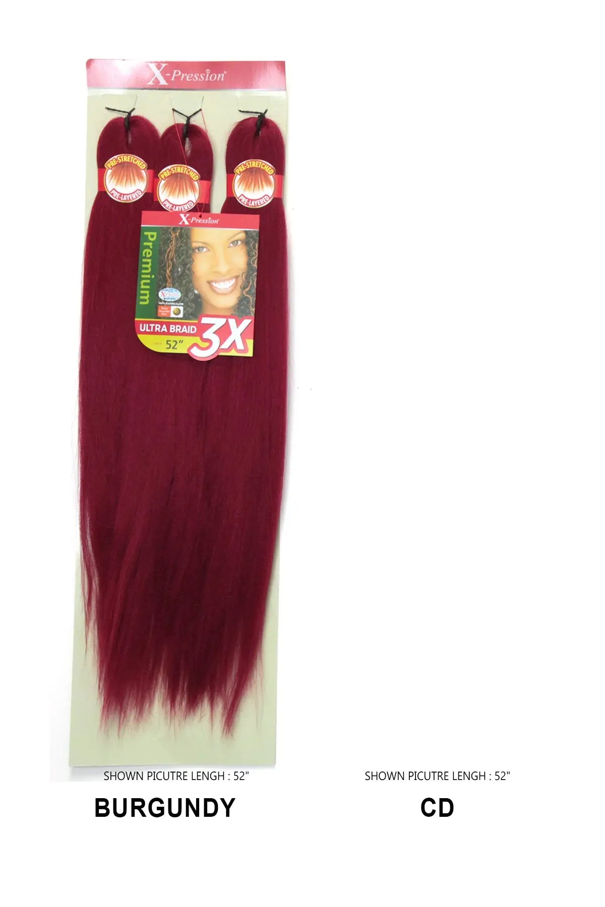 OUTRE 3X X-PRESSION PRE-STRETCHED ULTRA BRAID 52" OUTRE