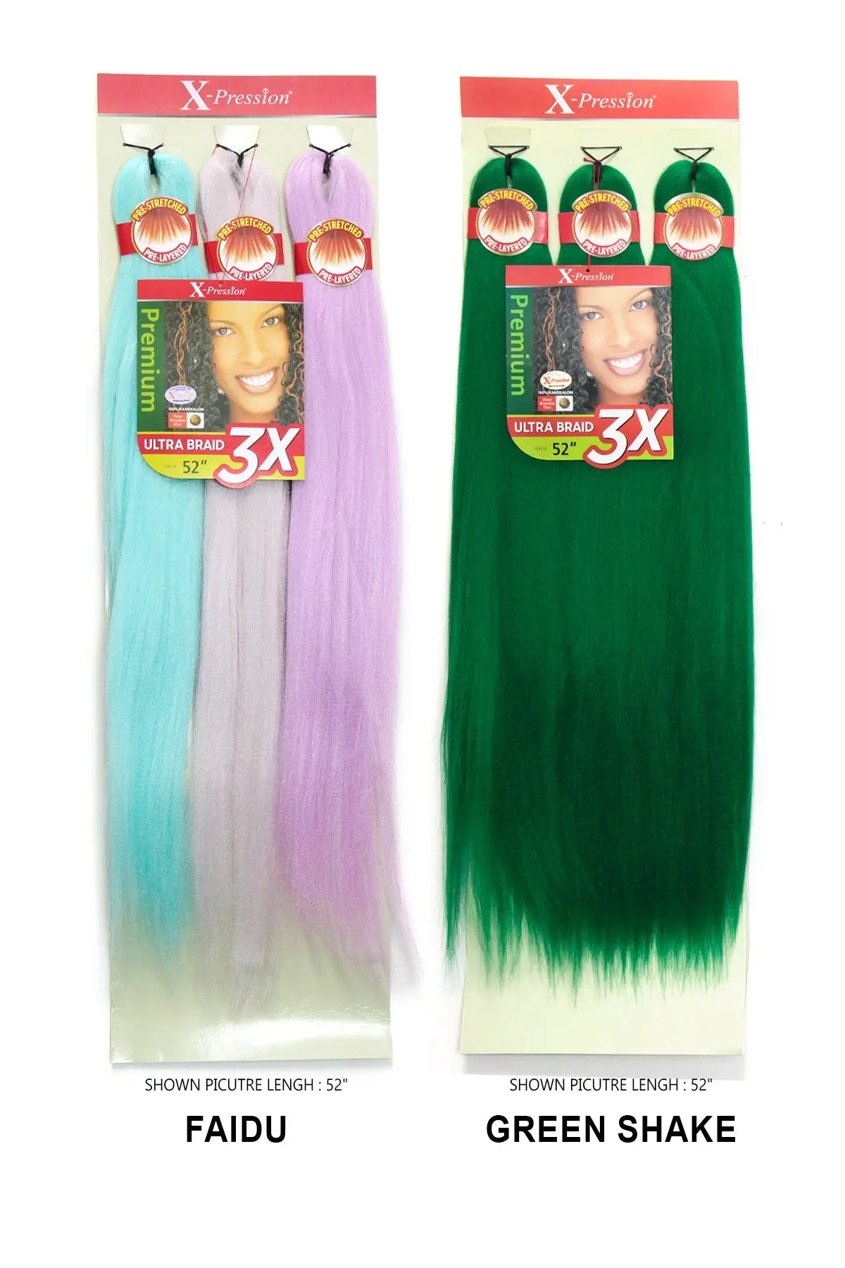 OUTRE 3X X-PRESSION PRE-STRETCHED ULTRA BRAID 52" OUTRE