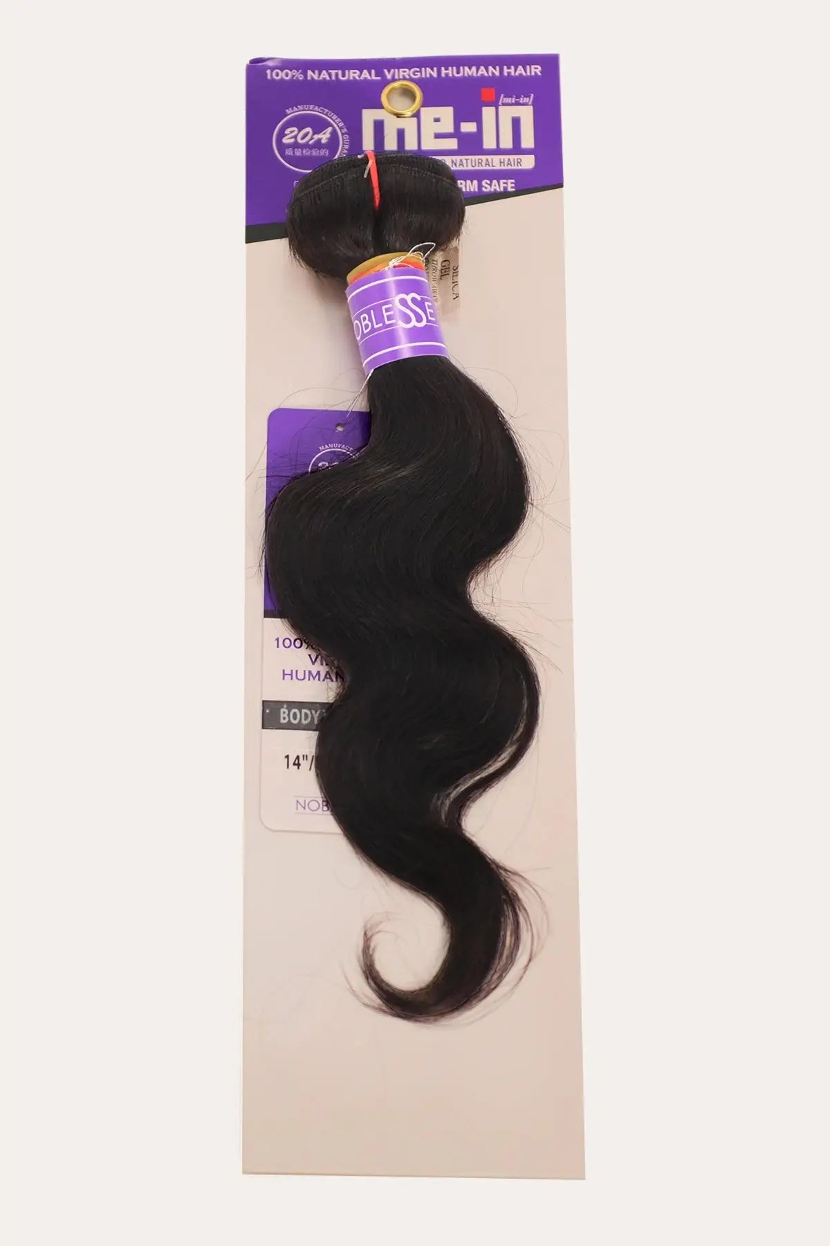 NOBLESSE ME-IN 20A UNPROCESSED HUMAN HAIR BUNDLE -BODY 14" NOBLESSE