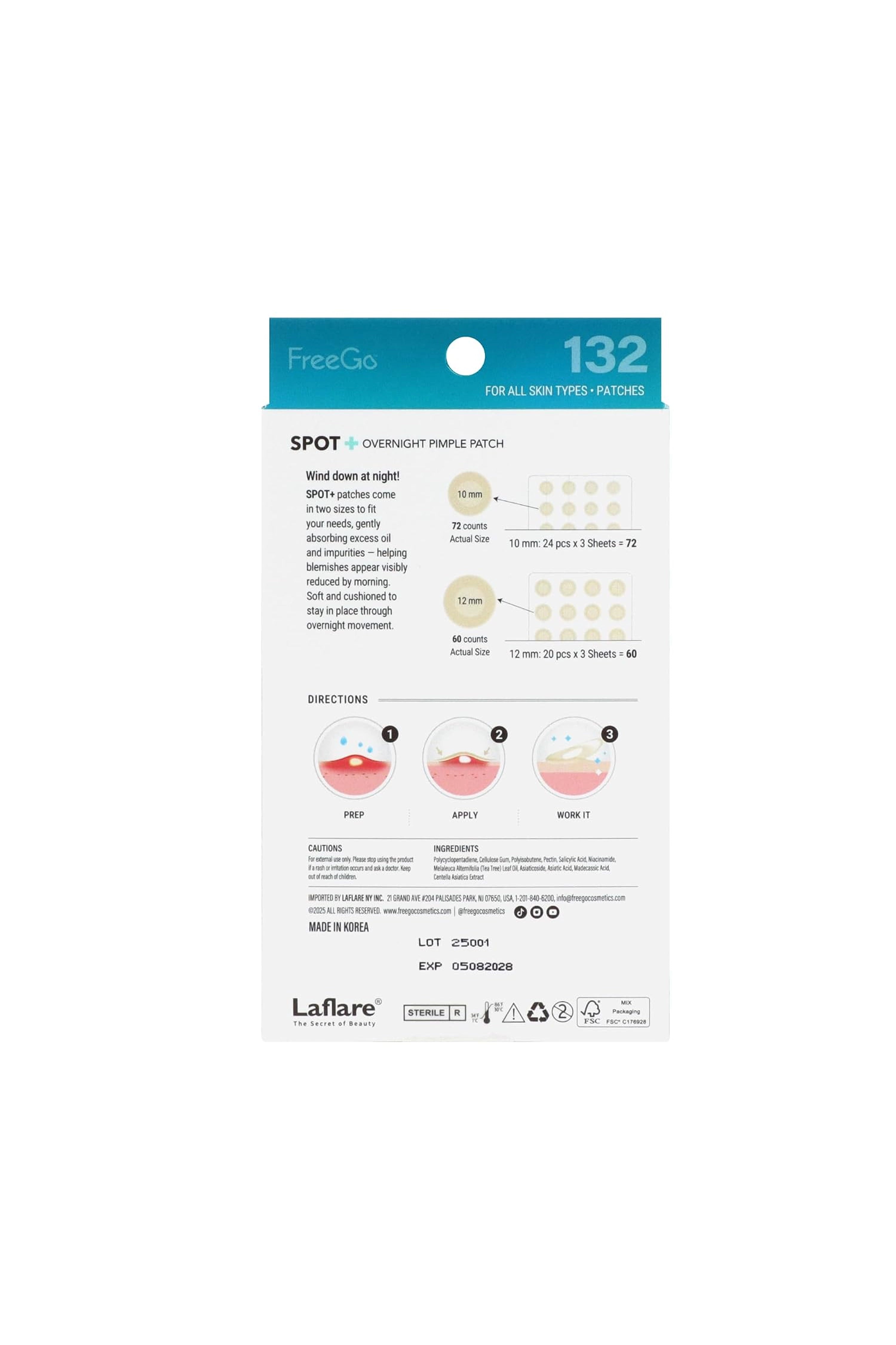 FREEGO PIMPLE & PORE SPOT PATCH