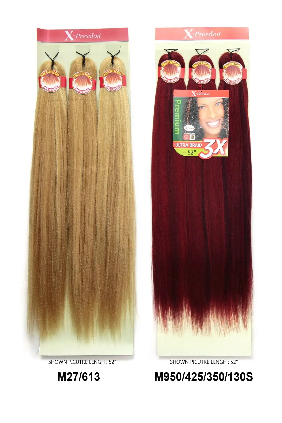 OUTRE 3X X-PRESSION PRE-STRETCHED ULTRA BRAID 42" OUTRE