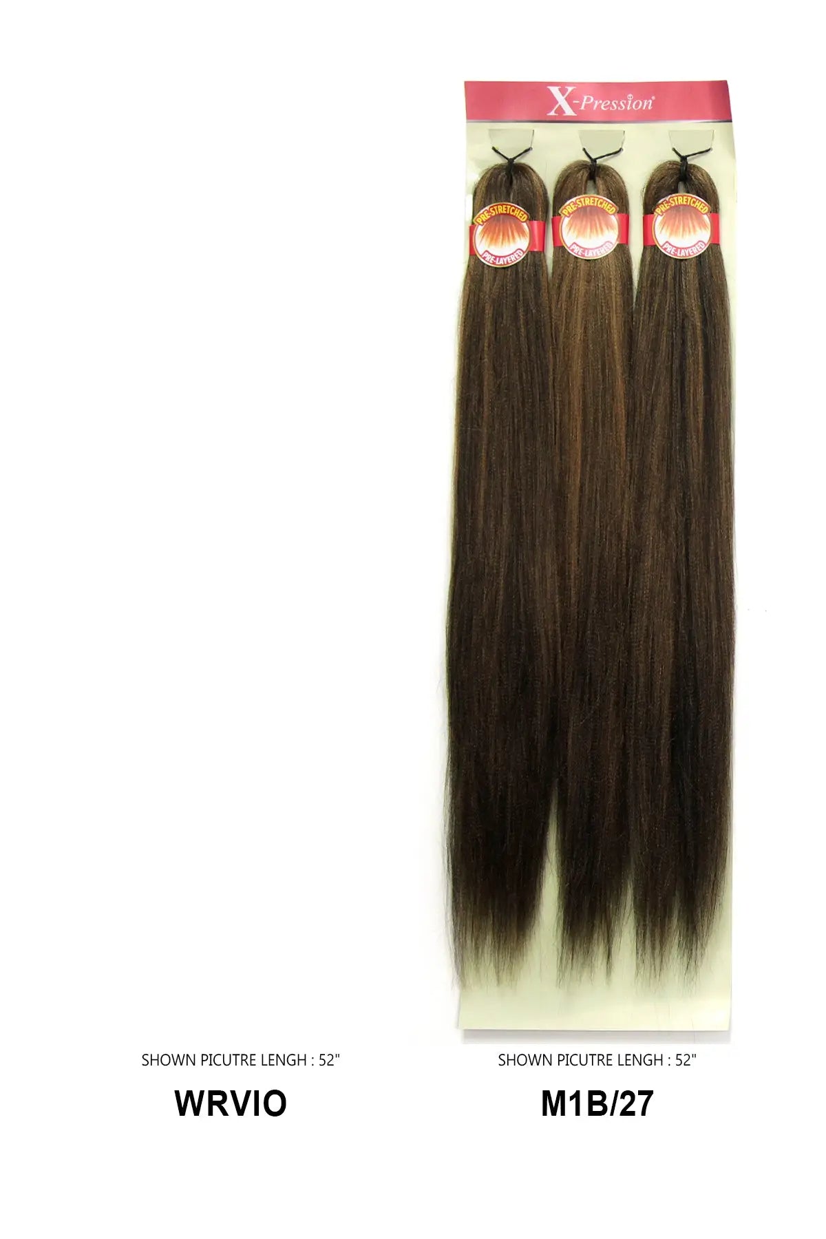 OUTRE 3X X-PRESSION PRE-STRETCHED ULTRA BRAID 52" OUTRE
