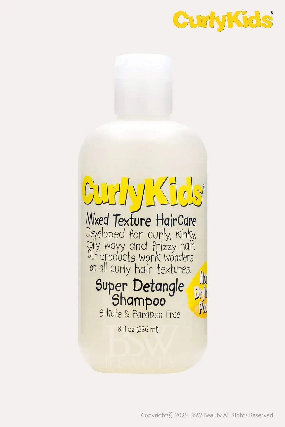 CURLY KIDS SUPER DETANGLE SHAMPOO 8oz - BSW BEAUTY CANADA