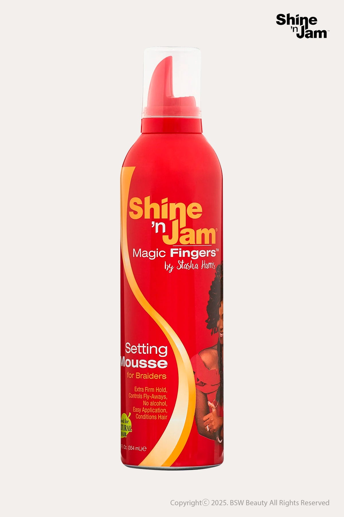 AMPRO SHINE N JAM MAGIC FINGER MOUSSE 12oz - BSW BEAUTY CANADA