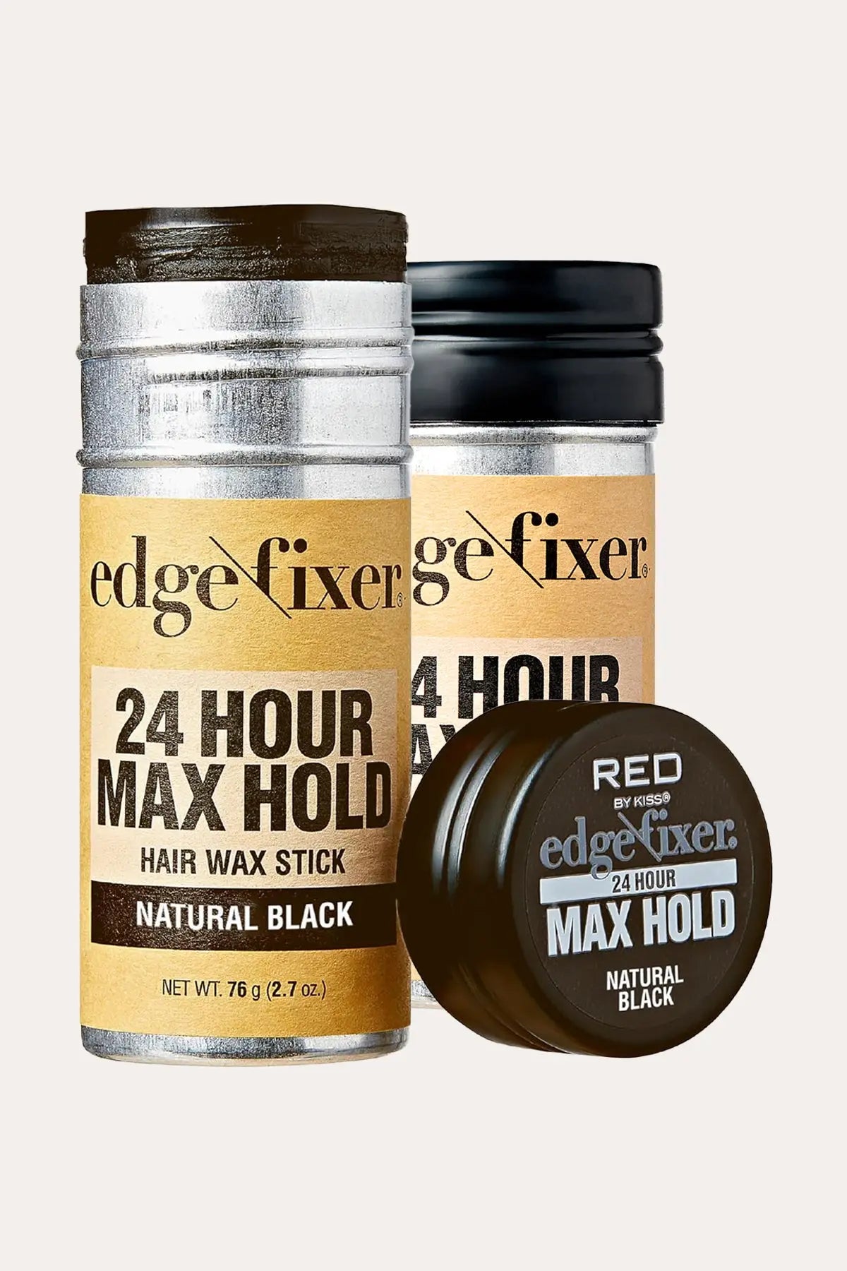 RED BY KISS HAIR WAX STICK 24HR MAX HOLD EDGE FIXER