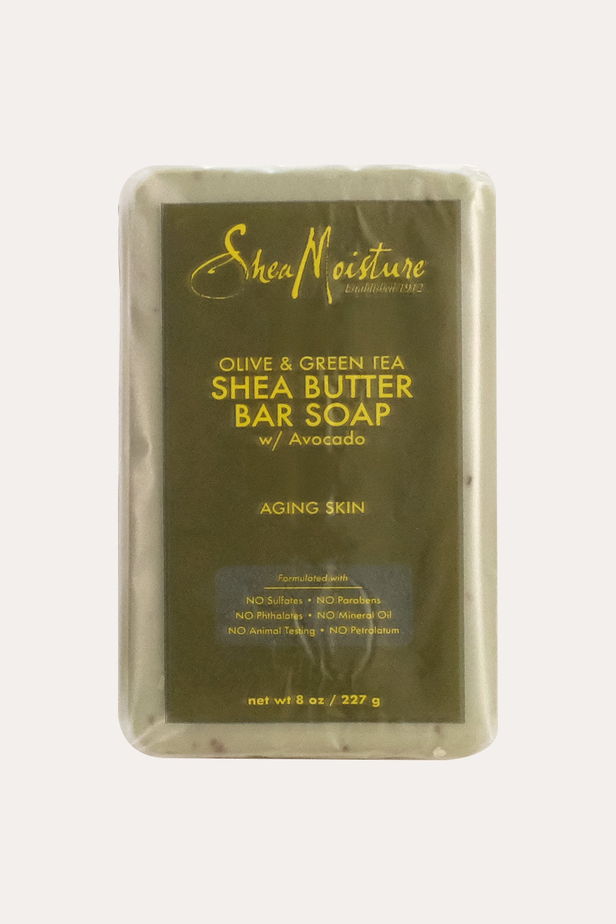 SHEA MOISTURE OLIVE & GREEN TEA SHEA BUTTER SOAP 3.5 oz