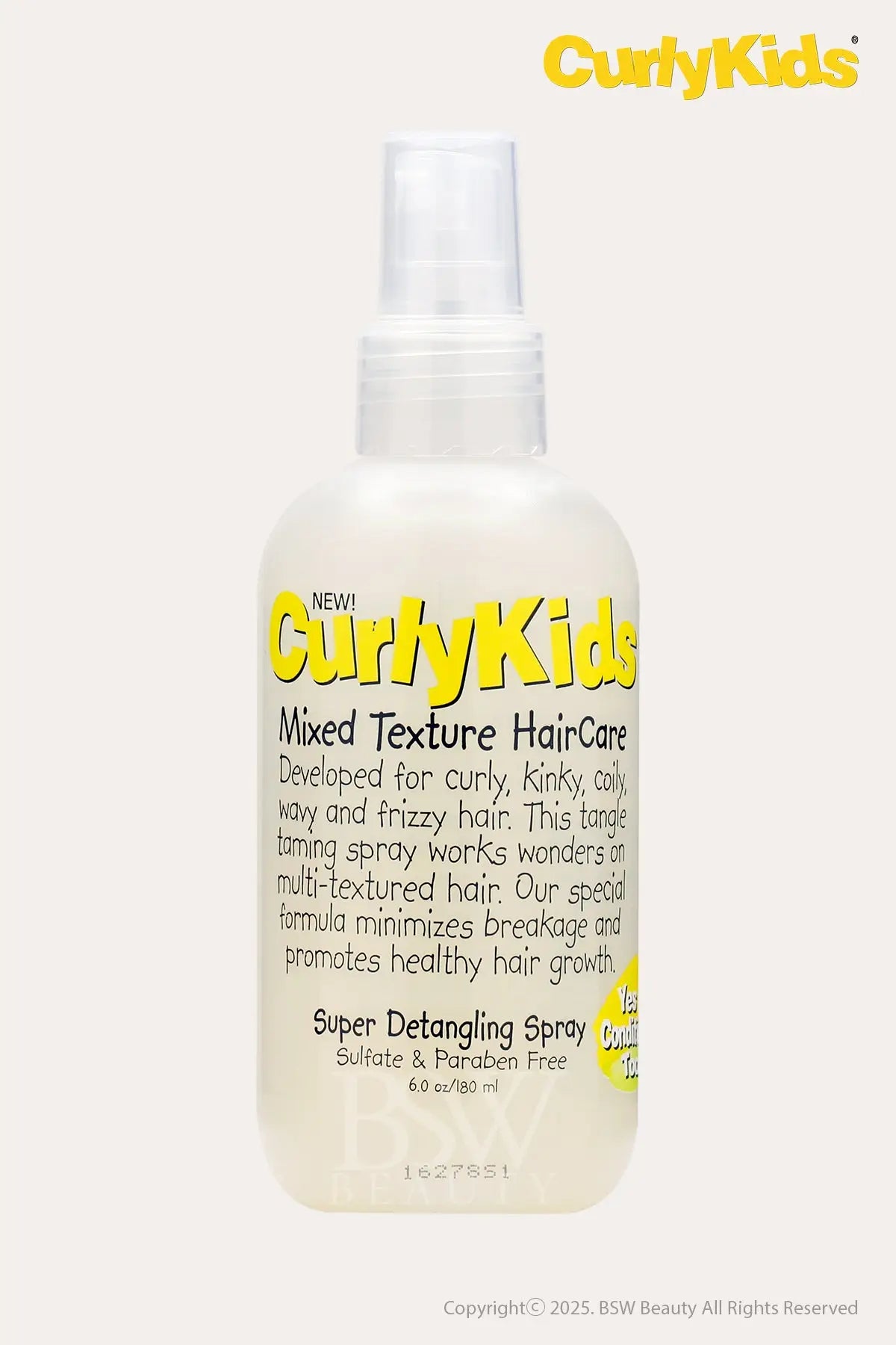 CURLY KIDS SUPER DETANGLING SPRAY 6oz - BSW BEAUTY CANADA
