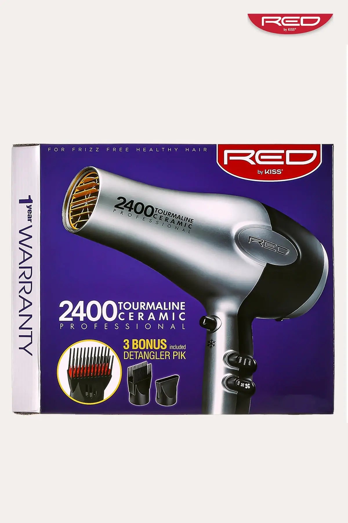 RED BY KISS 2400 TOURMALINE CERAMIC UPGRADE #BD05N - BSW BEAUTY CANADA