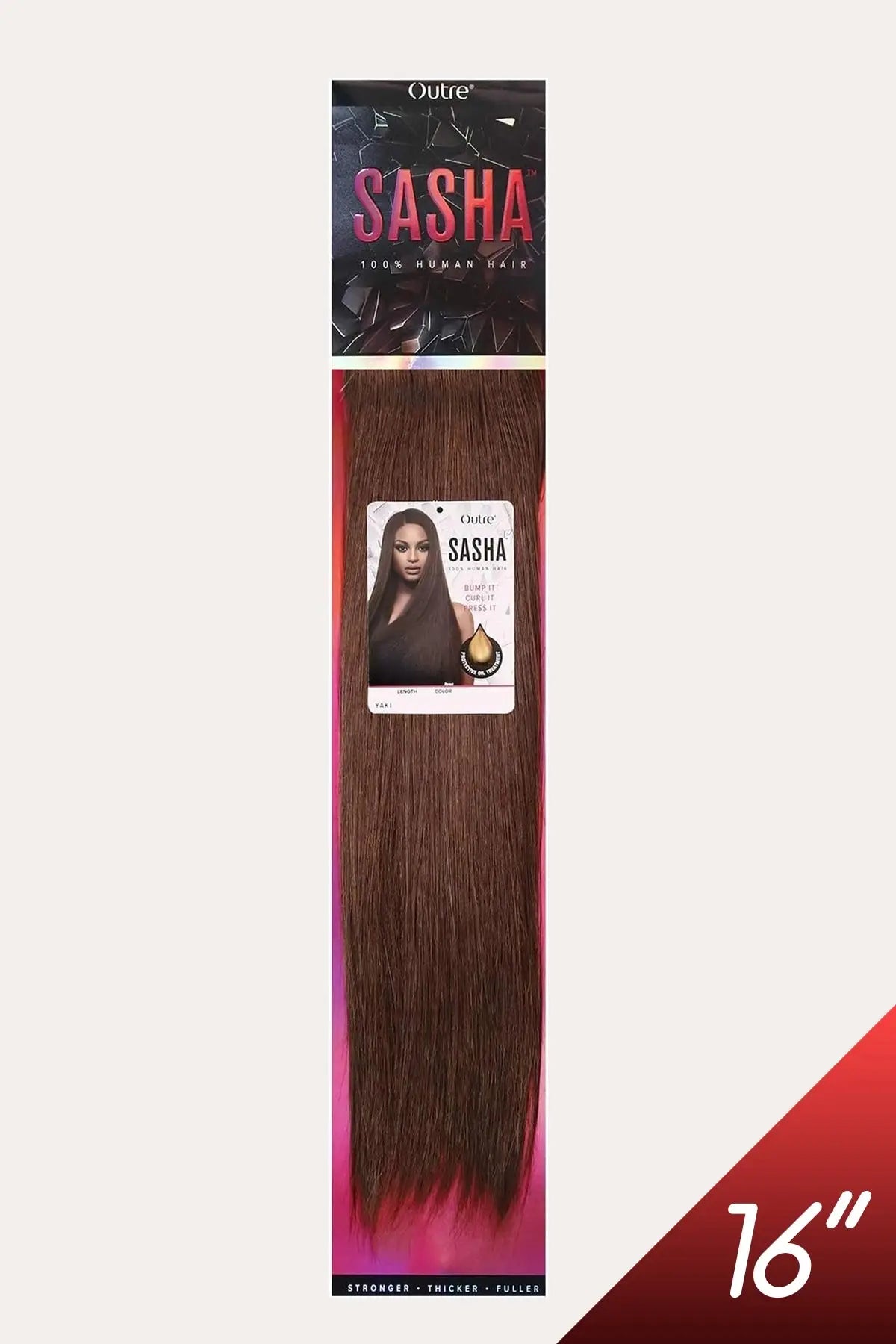 OUTRE HUMAN HAIR WEAVE SASHA YAKI - 16"