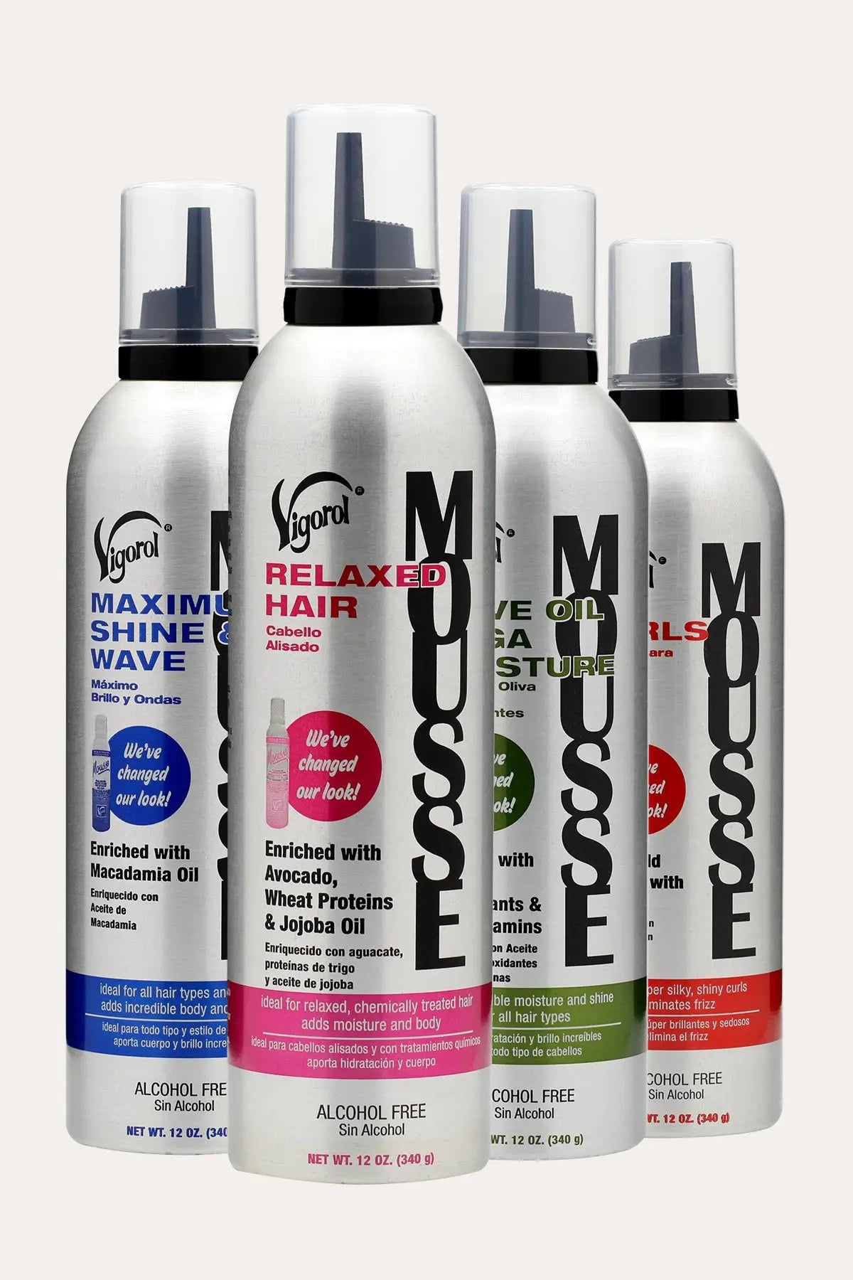 VIGOROL MOUSSE - 4 TYPES - BSW BEAUTY CANADA