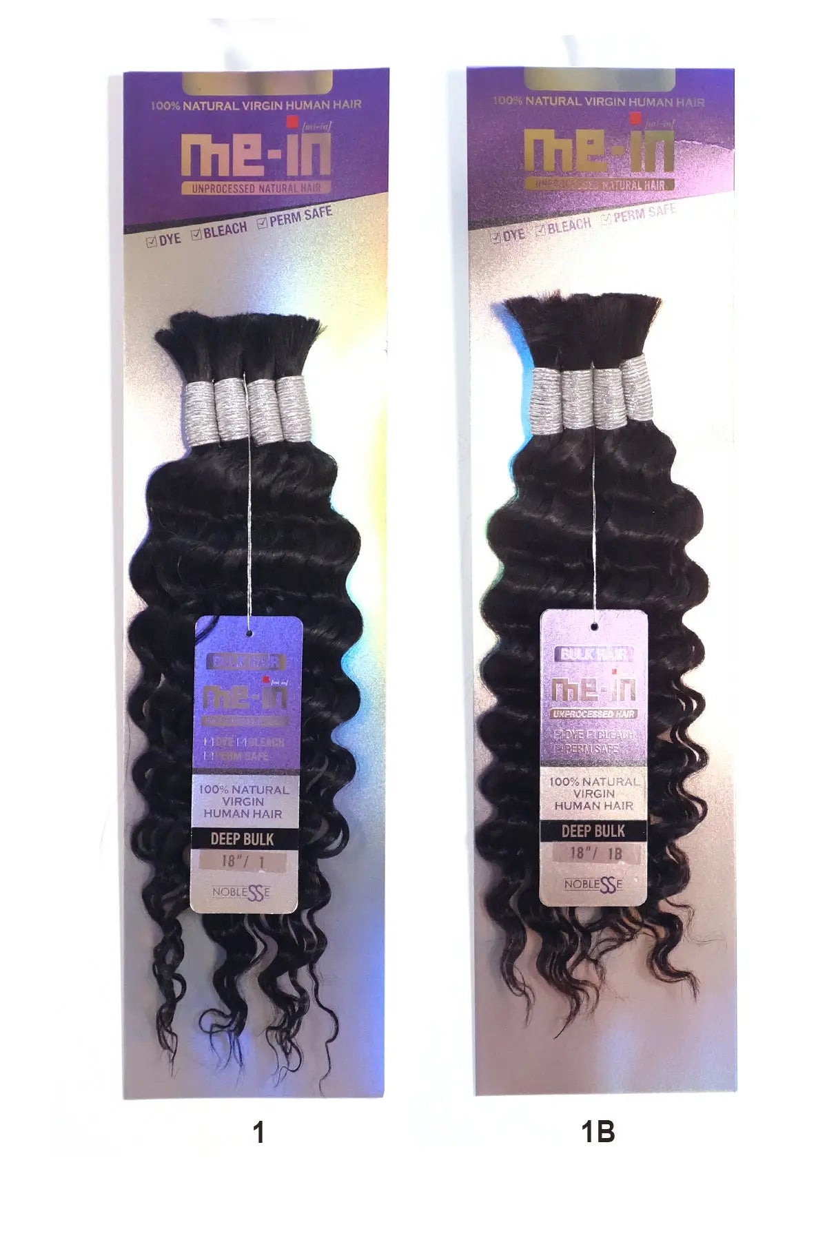 NOBLESSE ME-IN UNPROCESSED 100% VIRGIN HUMAN HAIR - DEEP BULK 18" NOBLESSE