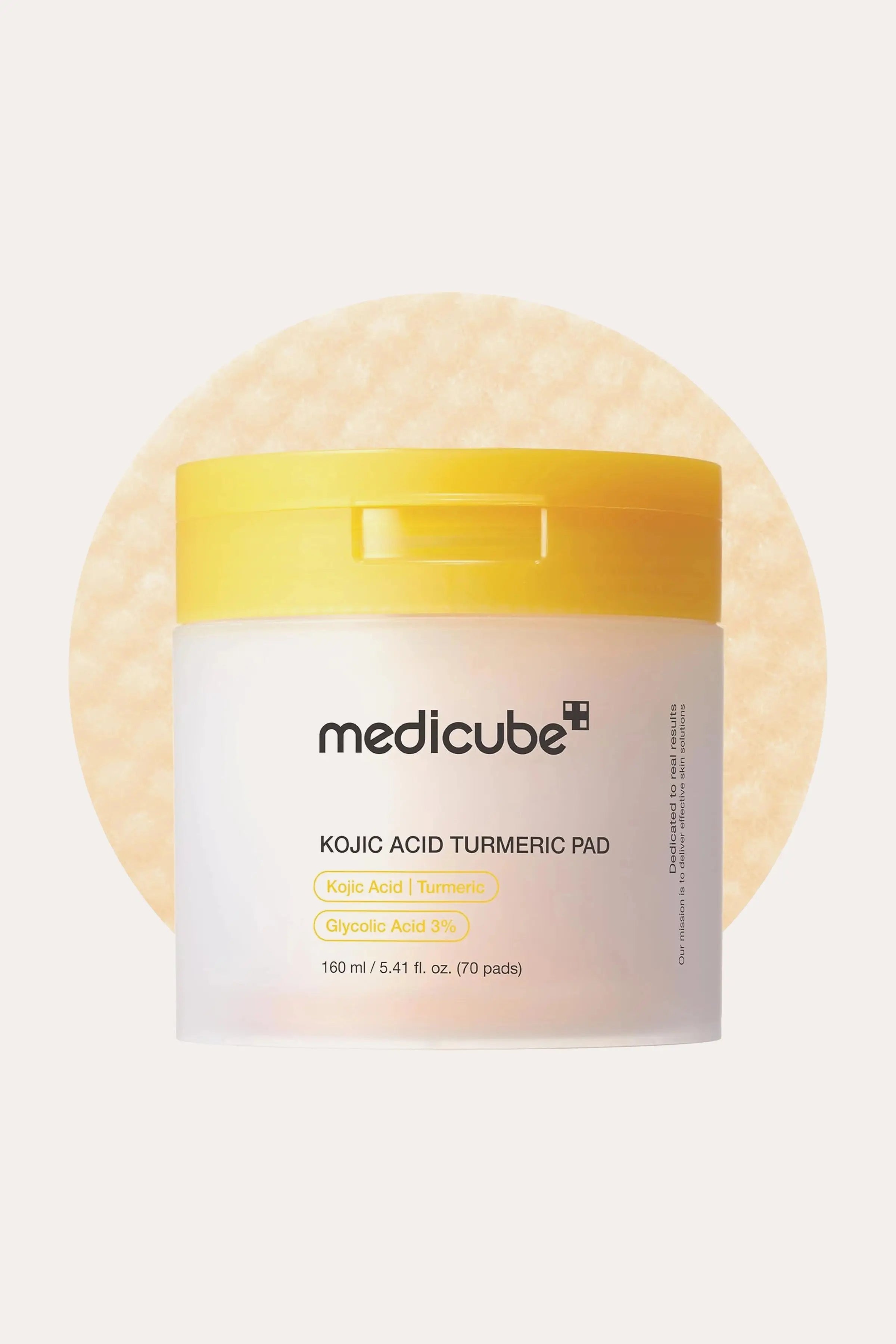 MEDICUBE KOJIC ACID TURMERIC TONER PAD