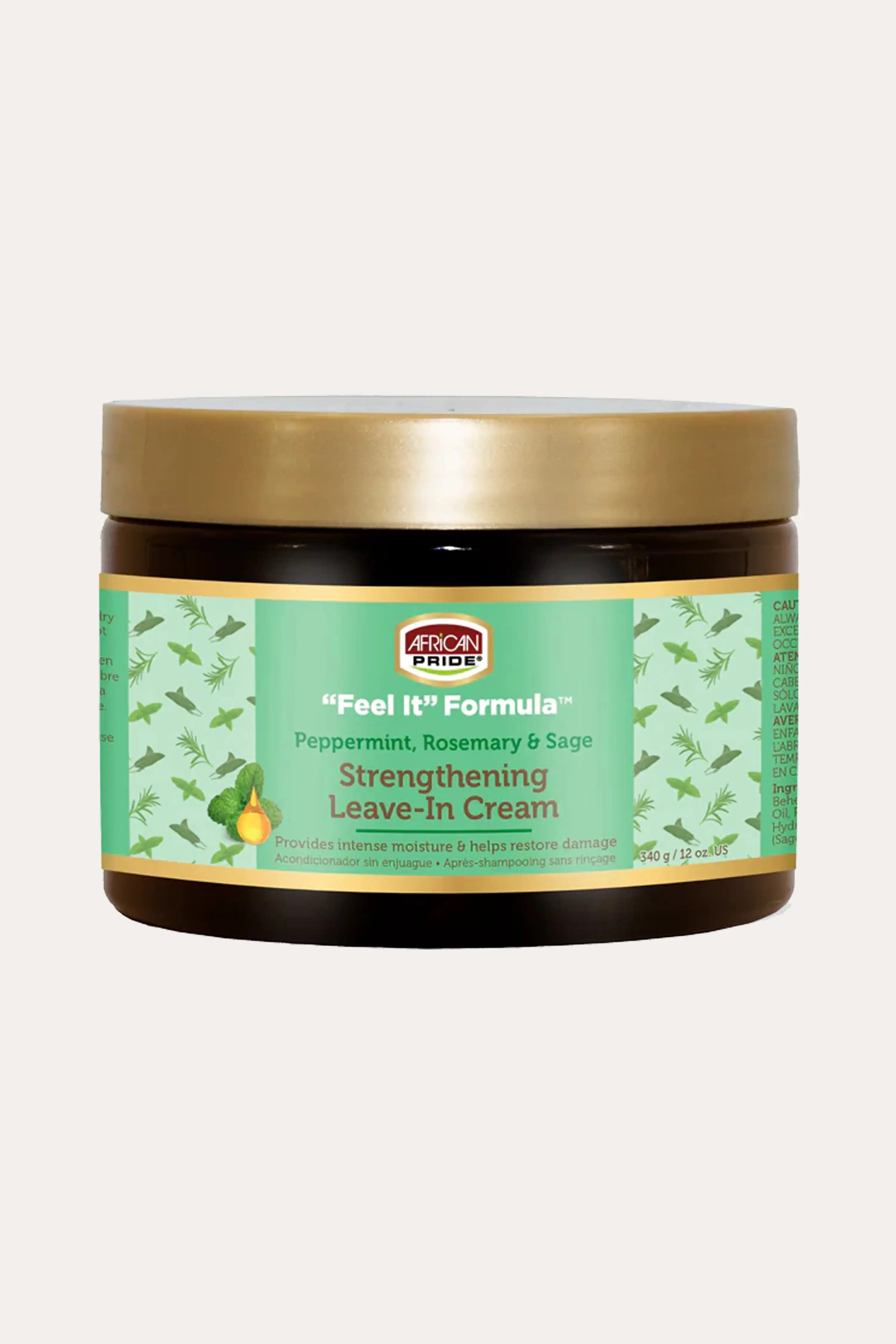 AFRICAN PRIDE FEEL IT STRENGTHENING LEAVE-IN CONDITIONER AFRICAN PRIDE