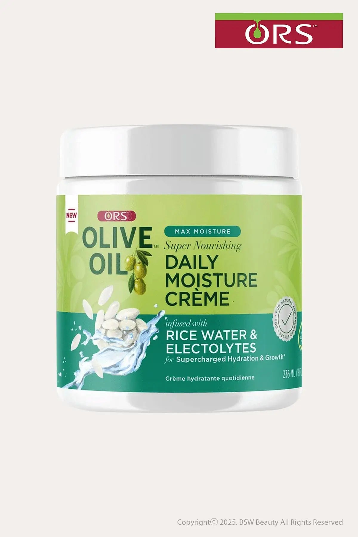 Ors Powder Rice Based ORS DAILY CURL CREME RICE WATER & ELECTROLYTES 8OZ