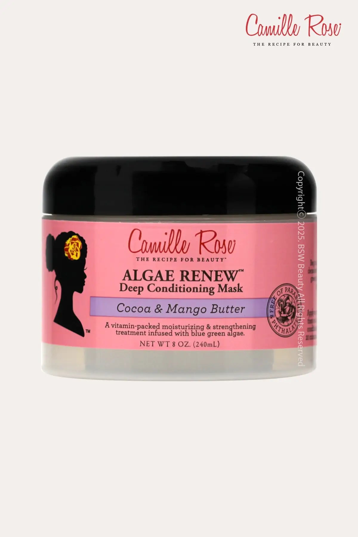 CAMILLE ROSE ALGAE RENEW DEEP CONDITIONER COCOA & MANGO BUTTER 8oz - BSW BEAUTY CANADA