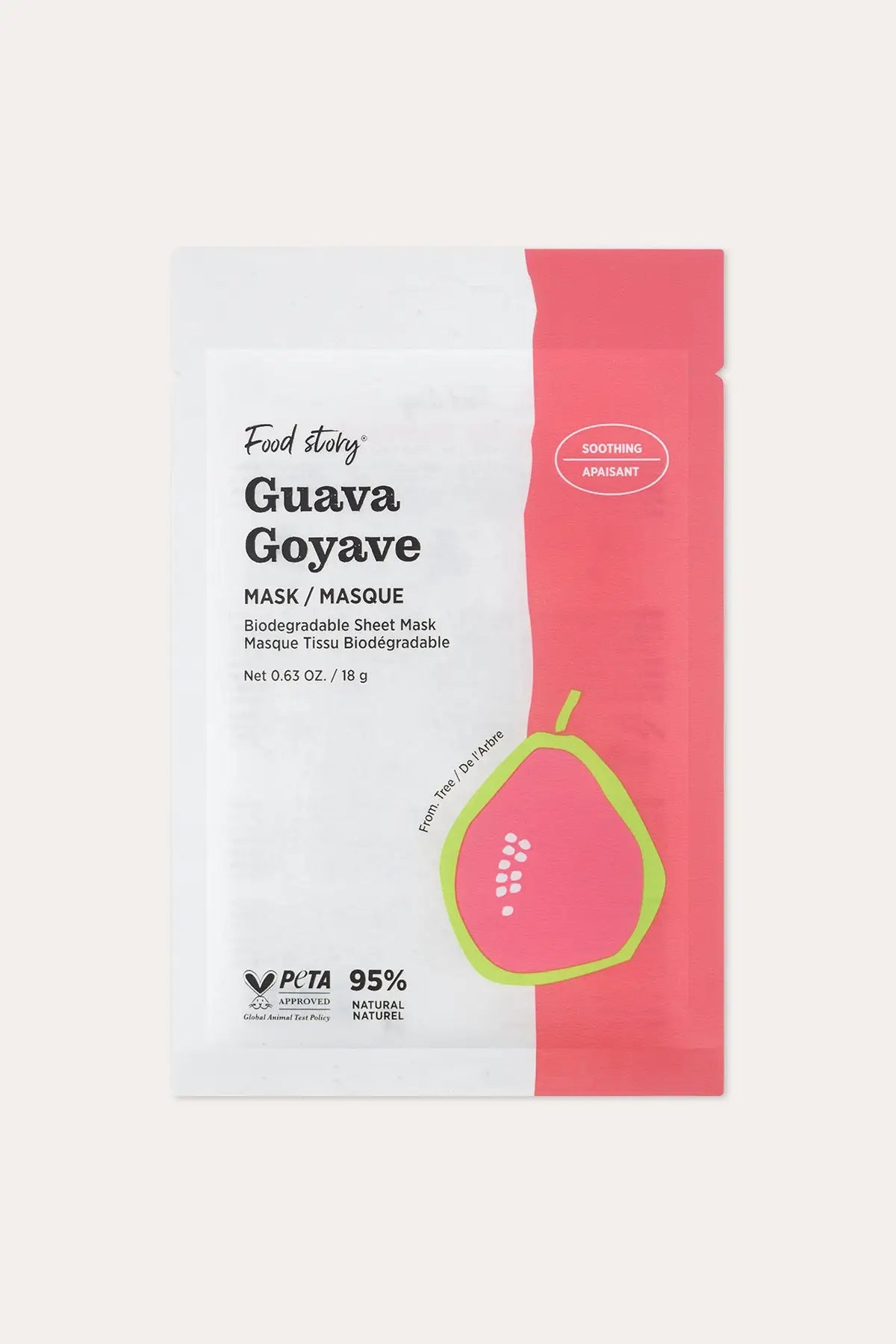 FOOD STORY GUAVA MASK 0.63oz  / 18g