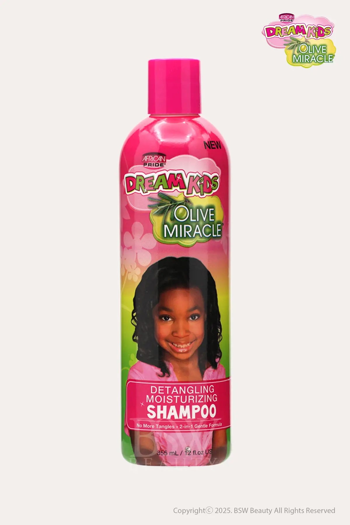 AFRICAN PRIDE DREAM KIDS OLIVE MIRACLE DETANGLING MOISTURIZING SHAMPOO 12oz - BSW BEAUTY CANADA
