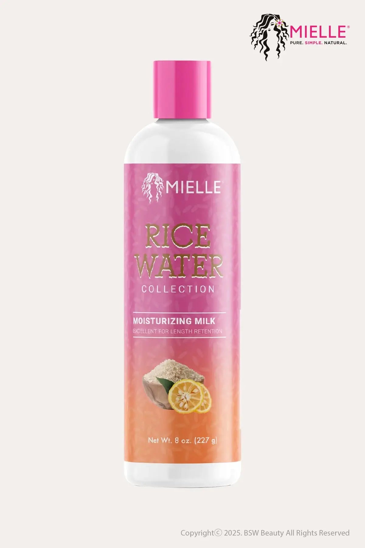 MIELLE RICE WATER COLLECTION MOISTURIZING MILK 8oz - BSW BEAUTY CANADA