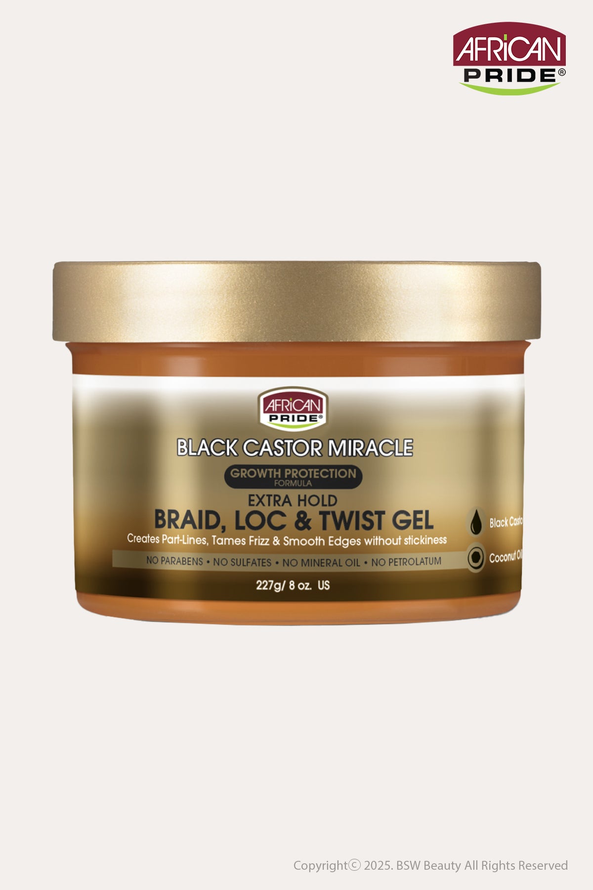 AFRICAN PRIDE BRAID LOC & TWIST GEL 8oz - BSW BEAUTY CANADA