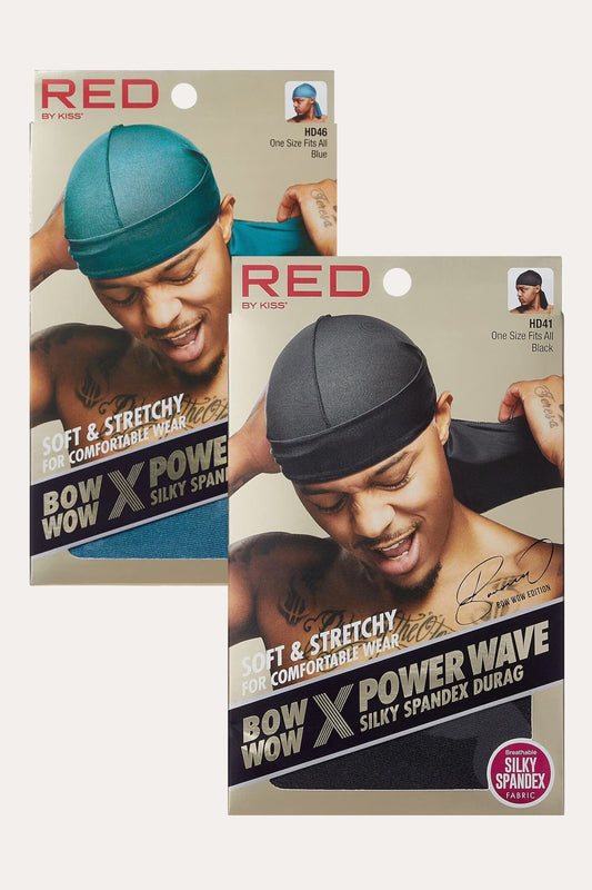 RED BY KISS BOW WOW POWER WAVE SILKY SPANDEX DURAG - BSW BEAUTY CANADA