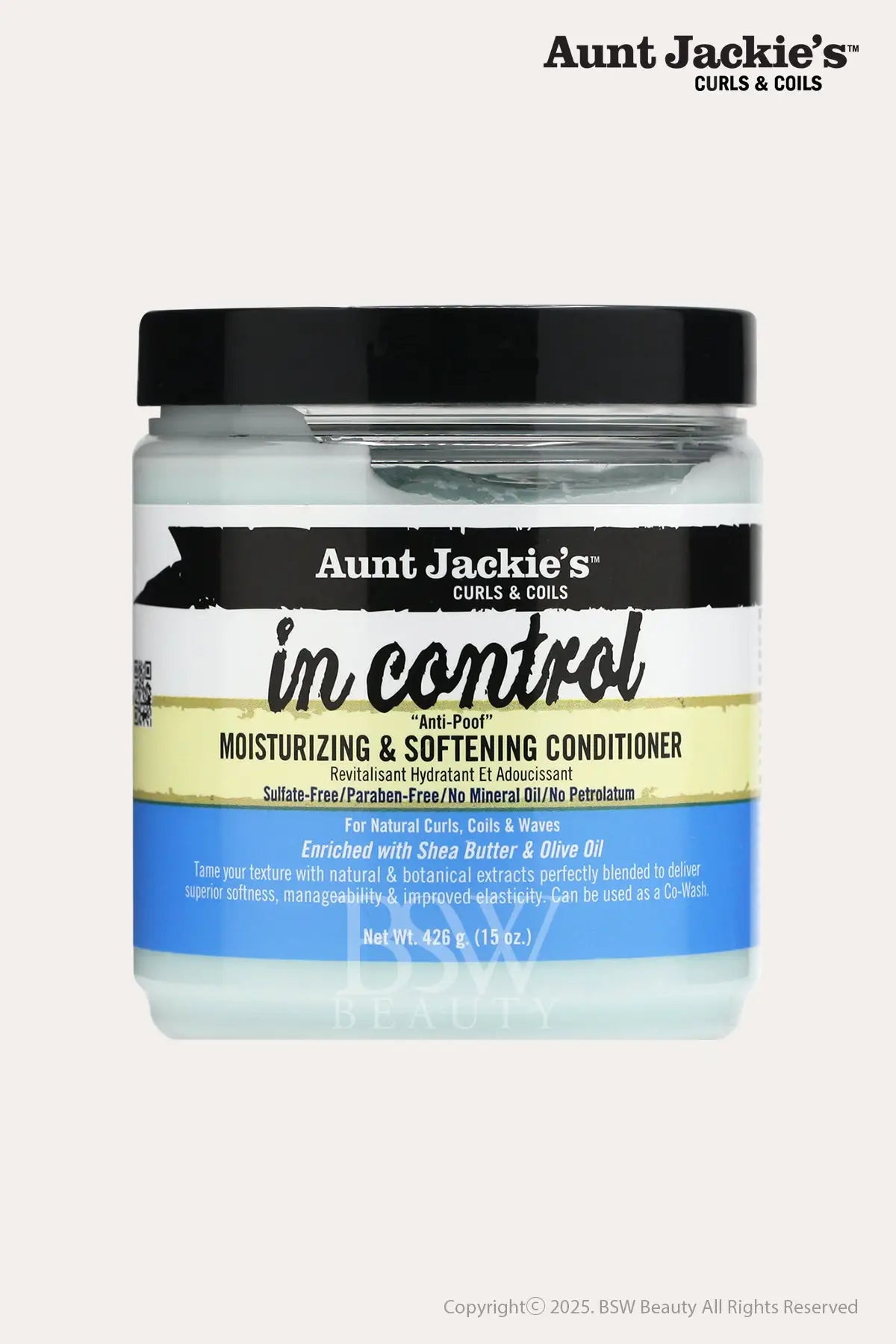 AUNT JACKIES IN CONTROL! MOISTURIZING & SOFTENING CONDITIONER 15oz - BSW BEAUTY CANADA