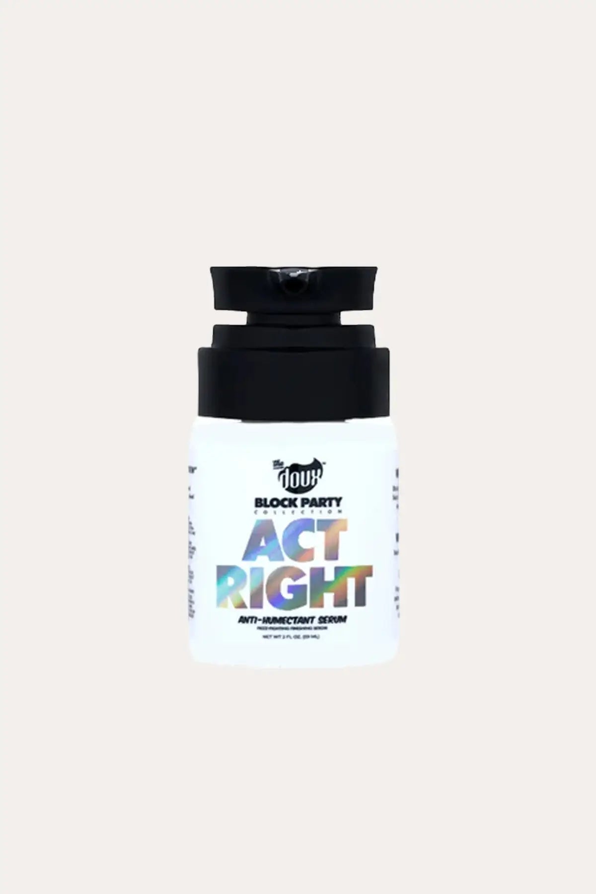 THE DOUX ACT RIGHT ANTI-HUMECTANT SERUM 2oz THE DOUX