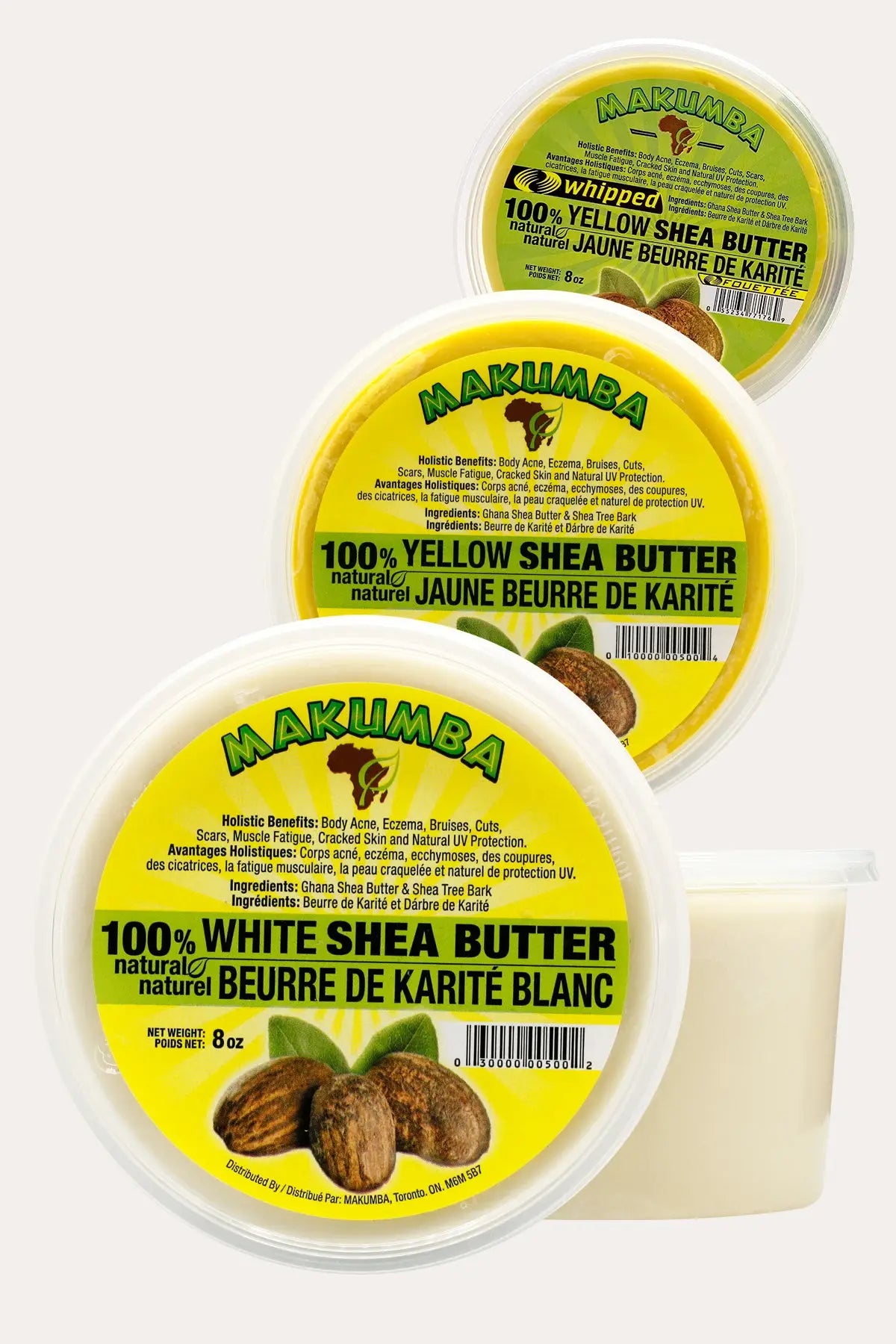 MAKUMBA  100% SHEA BUTTER [ORIGINAL / CHUNK / WHIPPED] - BSW BEAUTY CANADA