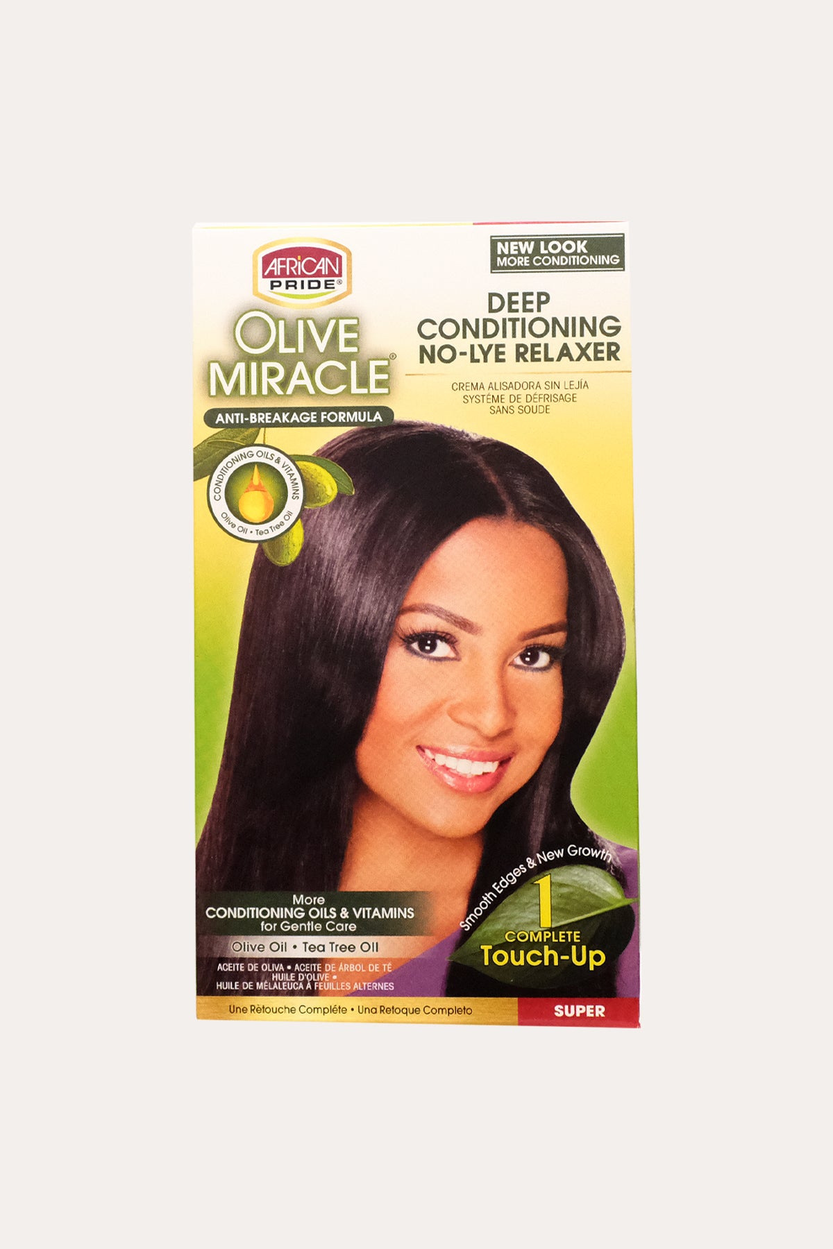 AFRICAN PRIDE OLIVE MIRACLE DEEP CONDITIONING NO-LYE RELAXER - SUPER