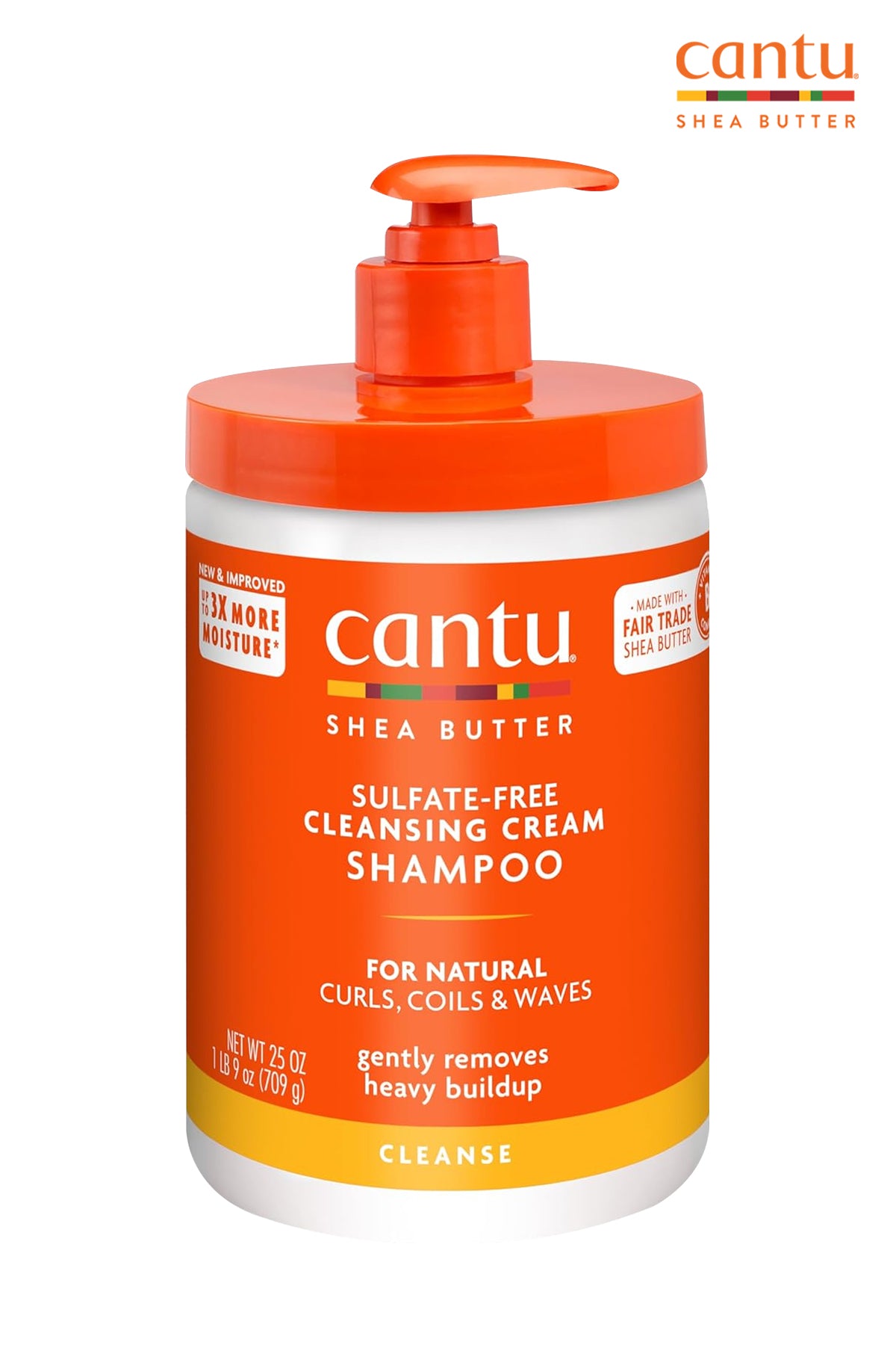 CANTU SHEA BUTTER CLEANSING CREAM SHAMPOO 25oz - BSW BEAUTY CANADA