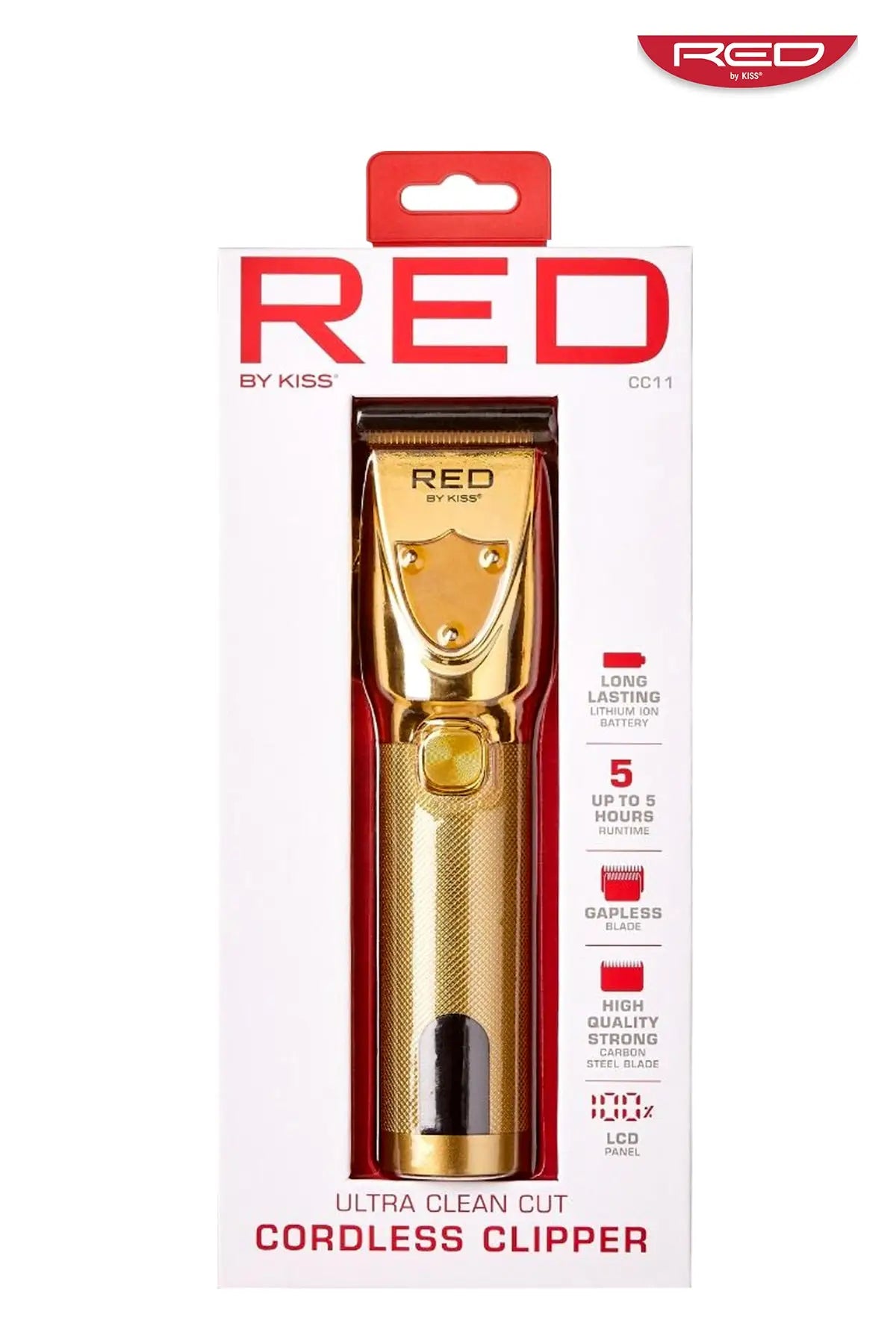 RED BY KISS ULTRA CLEANCUT CORDLESS CLIPPER CC11 - BSW BEAUTY CANADA