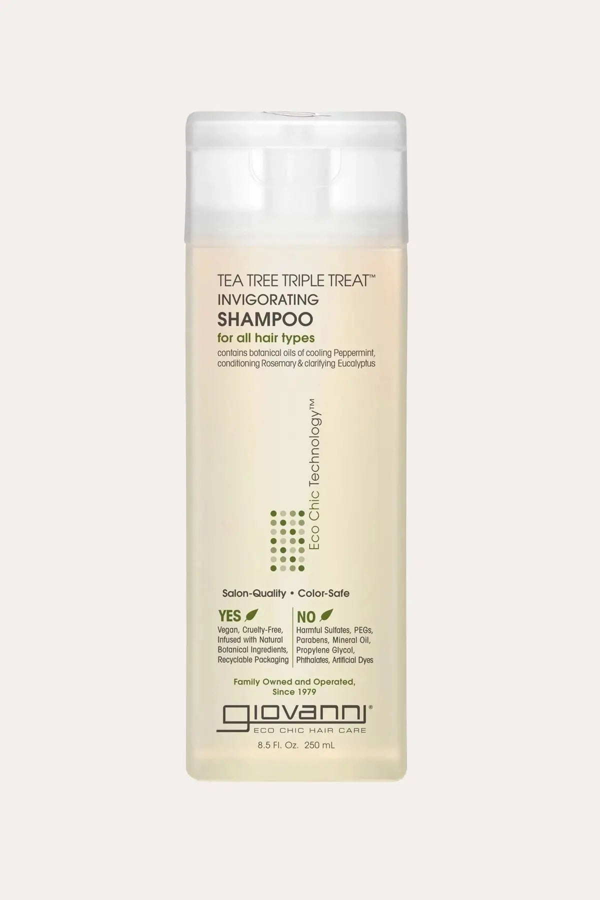 GIOVANNI TEA TREE TRIPLE TREAT INVIGORATING SHAMPOO 8.5oz GIOVANNI