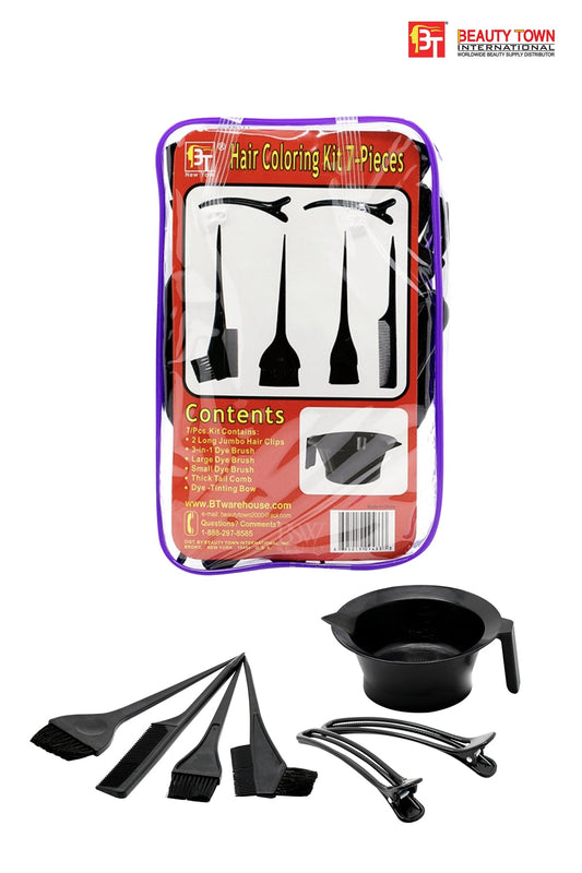 BEAUTY TOWN HAIR COLORING KIT 7-PIECES #BT9433 BEAUTY TOWN