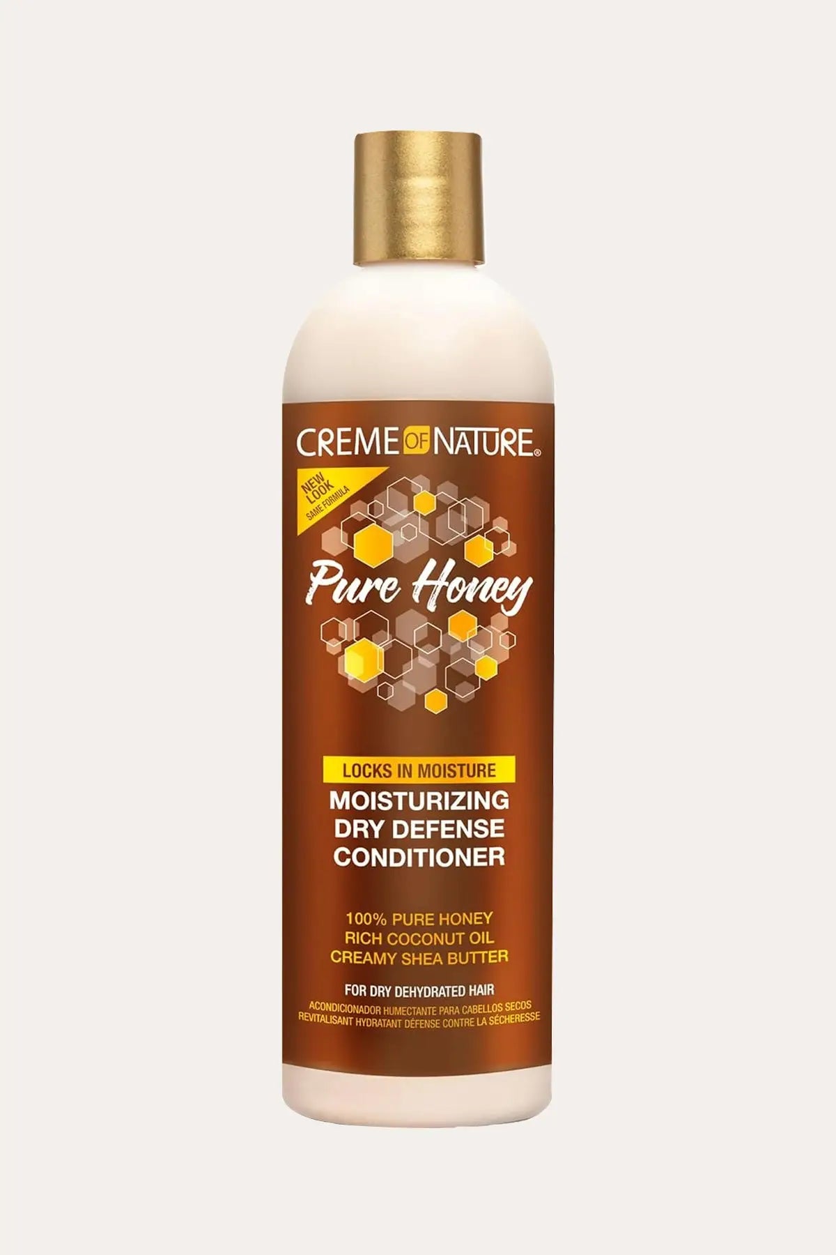 CREME OF NATURE PURE HONEY MOISTURIZING DRY DEFENSE CONDITIONER 12oz - BSW BEAUTY CANADA