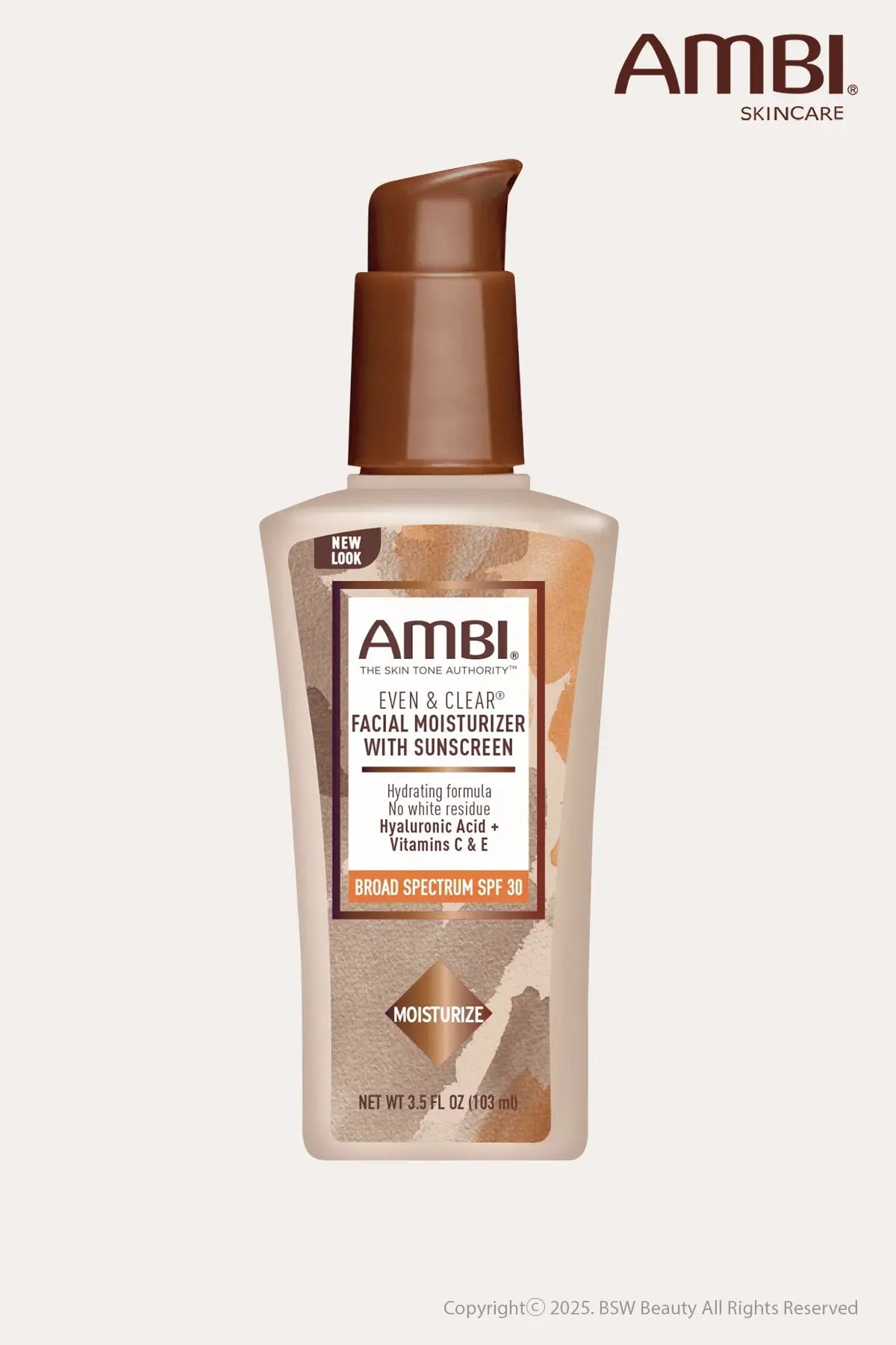 AMBI EVEN & CLEAR FACIAL MOISTURIZER WITH SPF 30 3.5oz - BSW BEAUTY CANADA