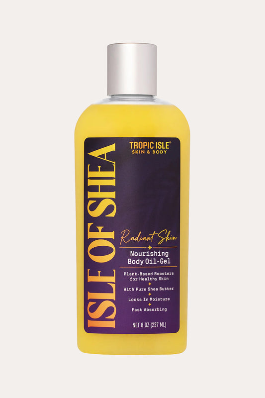 TROPIC ISLE LIVING  ISLE OF SHEA SHEA RADIANT SKIN NOURISHING BODY OIL 8oz - BSW BEAUTY CANADA