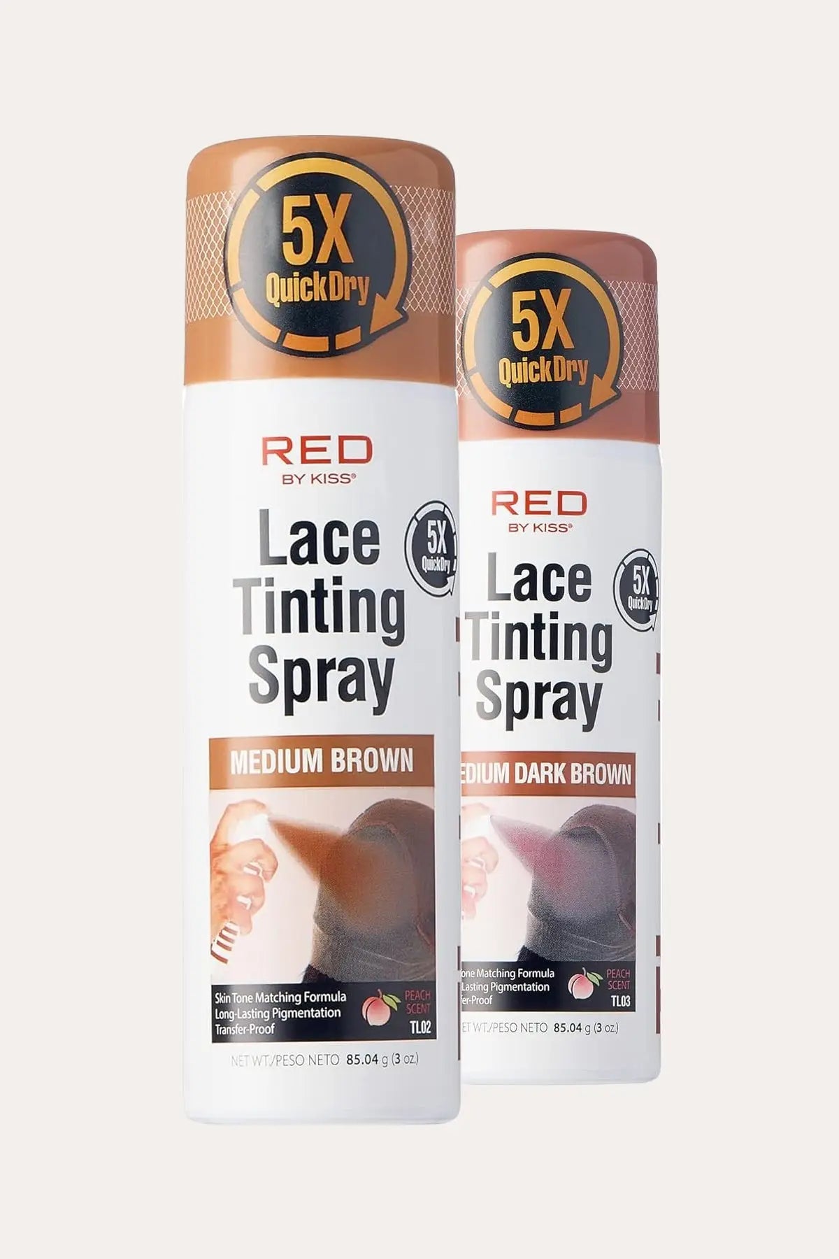 RED BY KISS LACE TINTING SPRAY (4 COLORS)
