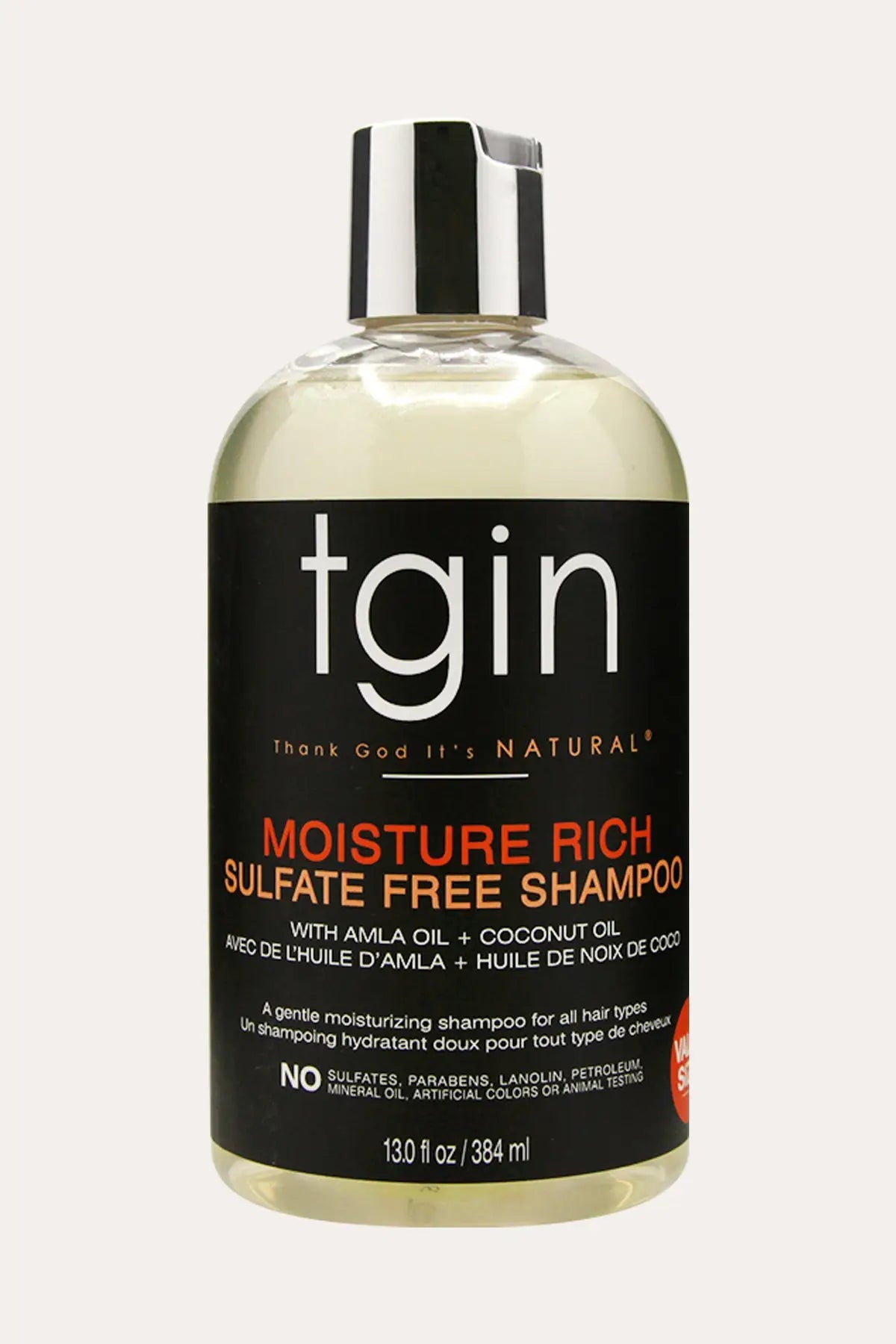 TGIN MOISTURE RICH SULFATE FREE SHAMPOO 13oz - BSW BEAUTY CANADA