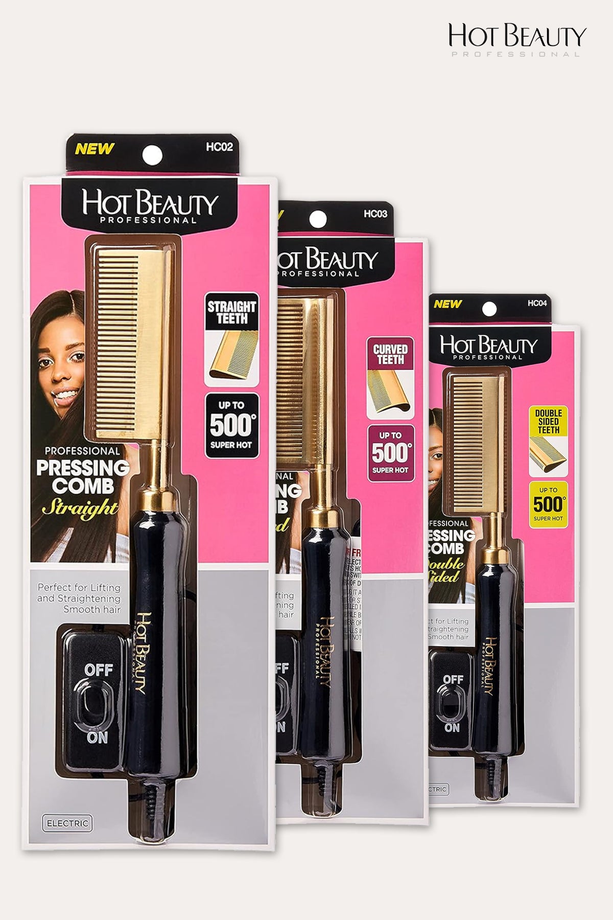 HOT BEAUTY HOT COMB - 4TYPES - BSW BEAUTY CANADA